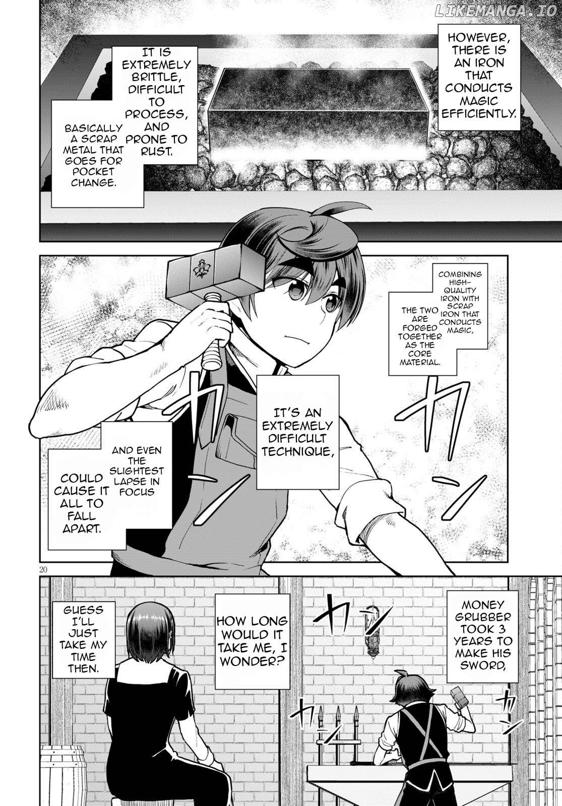 Botsuraku Youtei Nanode, Kajishokunin Wo Mezasu Chapter 56 - page 23