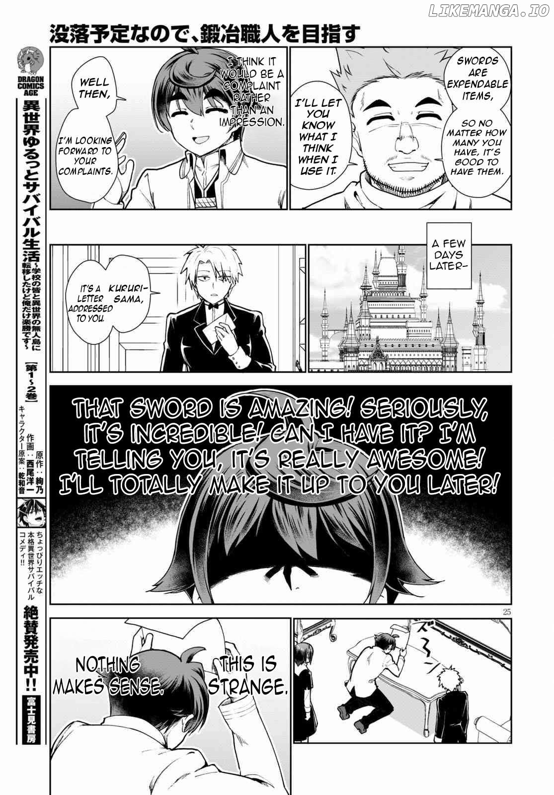 Botsuraku Youtei Nanode, Kajishokunin Wo Mezasu Chapter 56 - page 28
