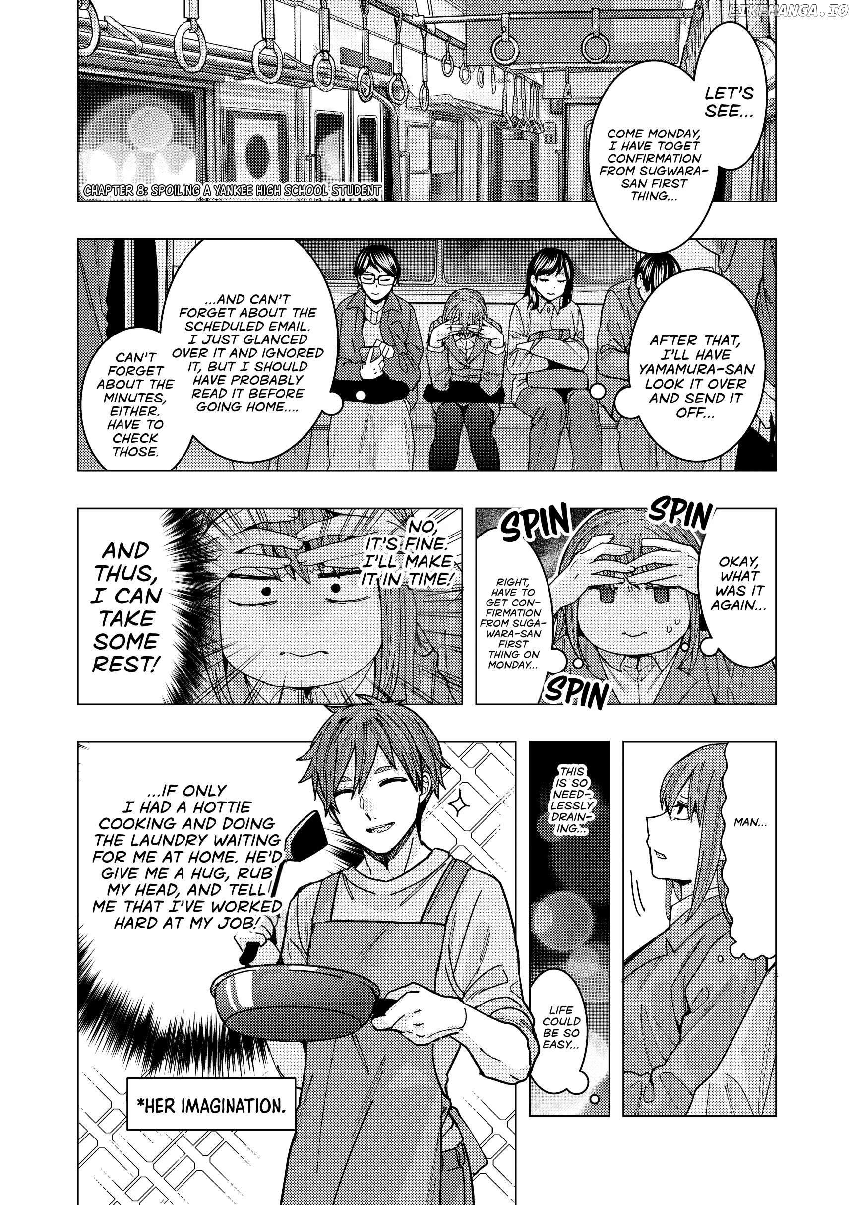 A Story About An Office Lady Getting Attached To A Delinquent High School Boy She Met At An Arcade Chapter 8 - page 1