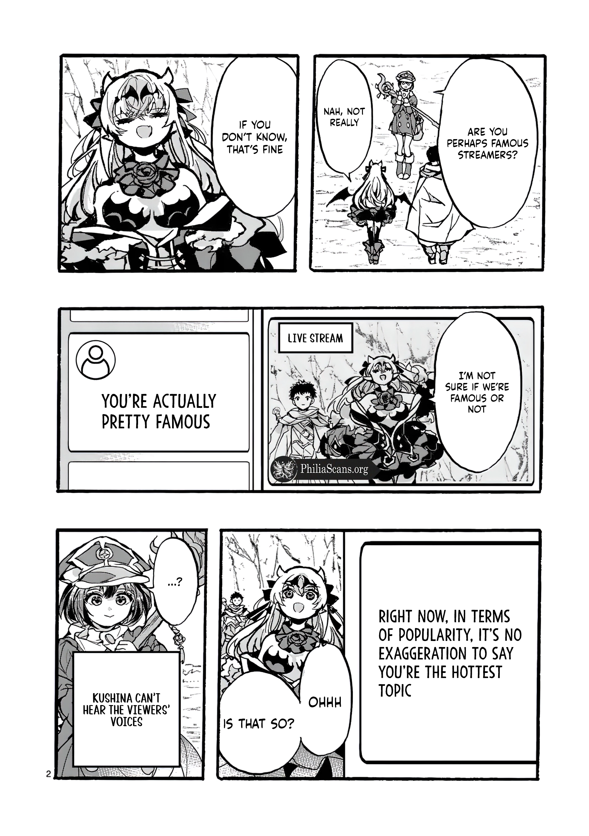 Yamiochi Yuusha no Haishin Haishin~Tsuihousare, Kakushi Boss Beya ni Hourikomareta Kekka, Boss to Tansakushagari Haishin wo Hajimeru~@comic Chapter 6.1 - page 3