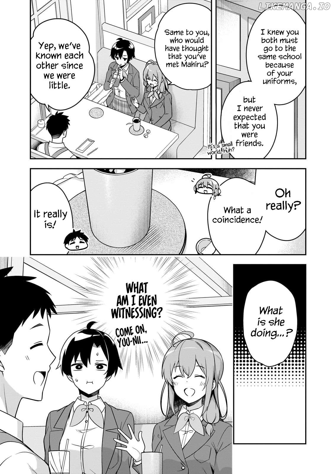 10-Nen Buri ni Saikai shita Kusogaki wa Seijun Bishoujo JK ni Seichou shiteita Chapter 6.1 - page 4