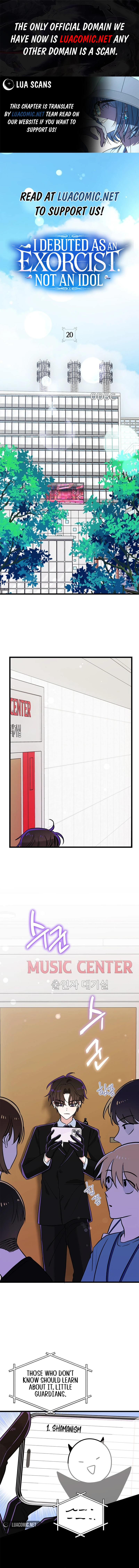 I Debuted as an Exorcist, Not an Idol Chapter 20 - page 1