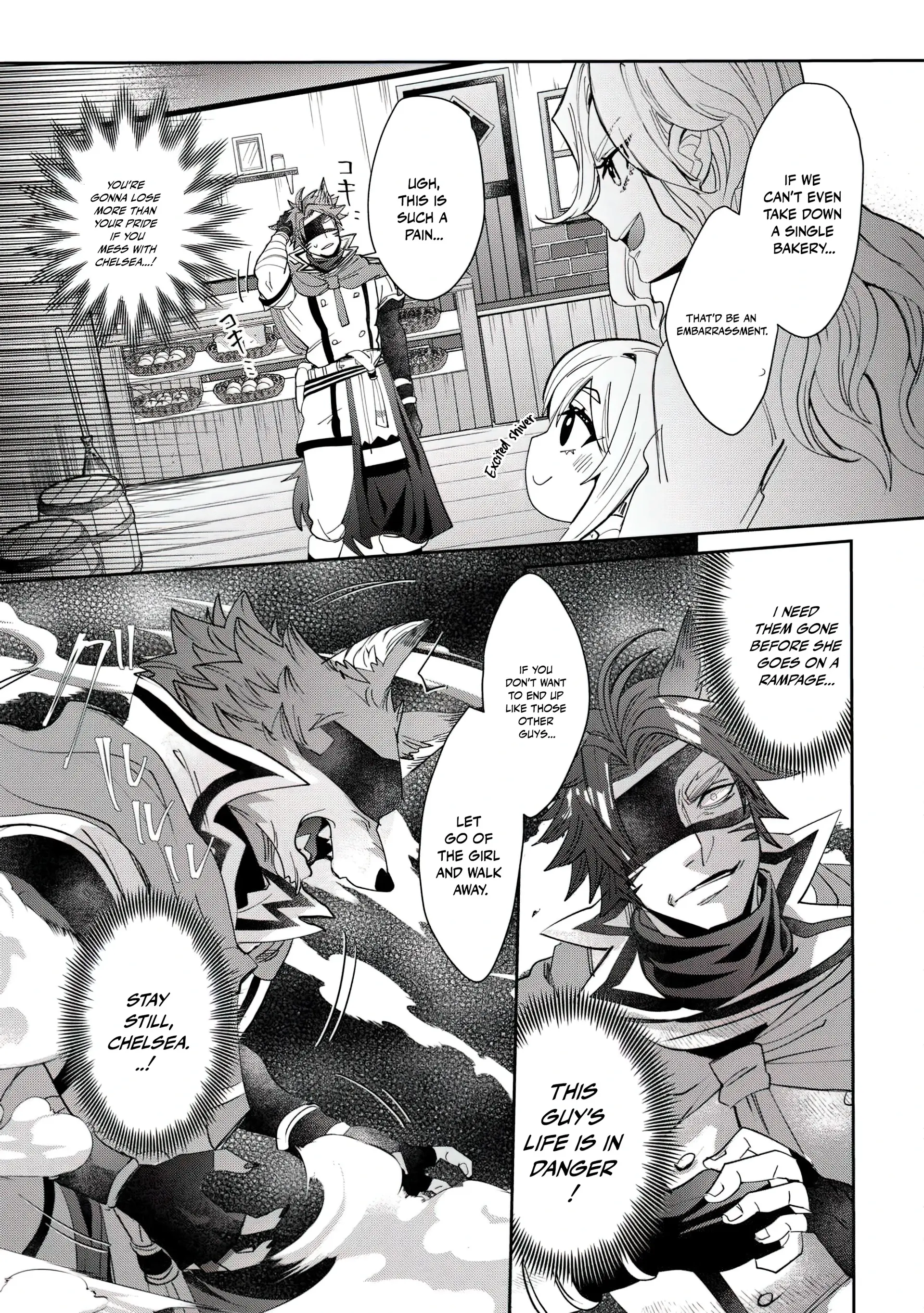 Oshikake Assassin-chan wa Outo Saikyou no Kanban Musume Chapter 2 - page 12