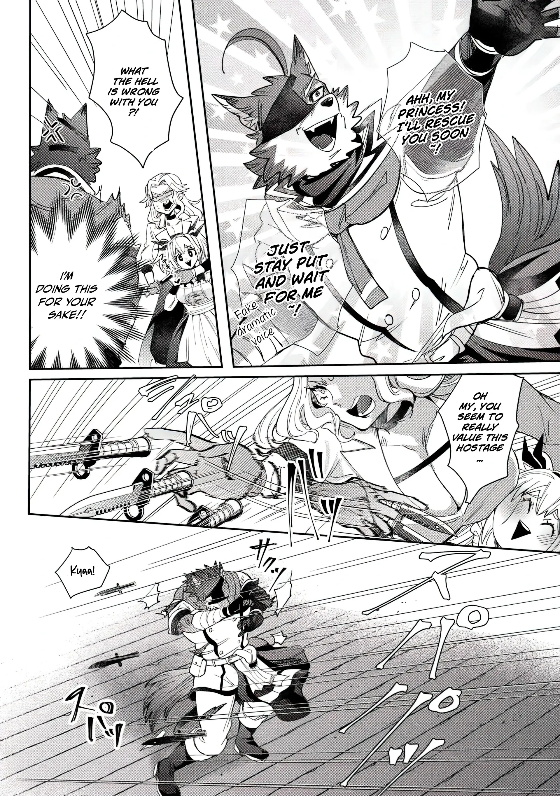 Oshikake Assassin-chan wa Outo Saikyou no Kanban Musume Chapter 2 - page 14