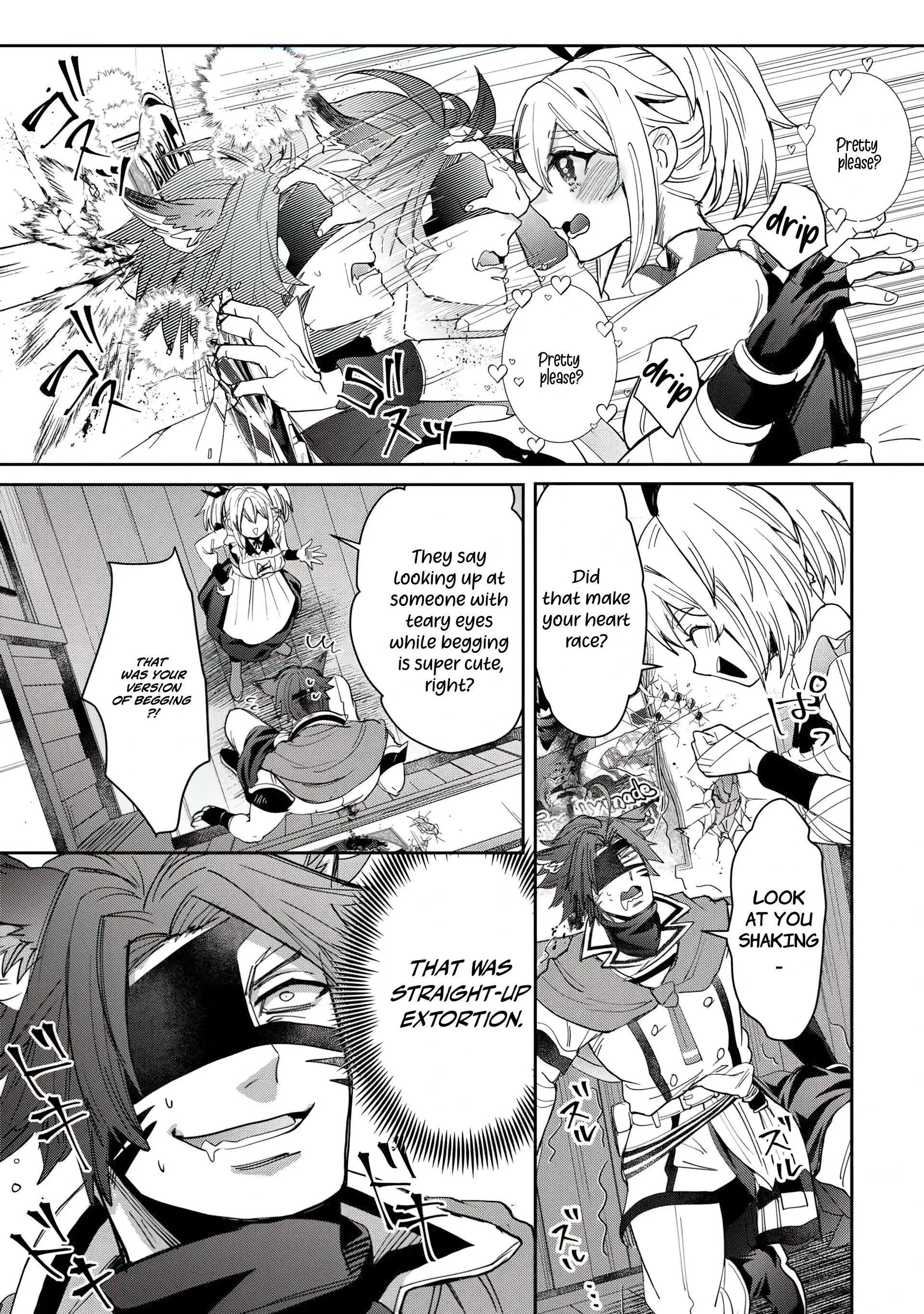 Oshikake Assassin-chan wa Outo Saikyou no Kanban Musume Chapter 2 - page 8