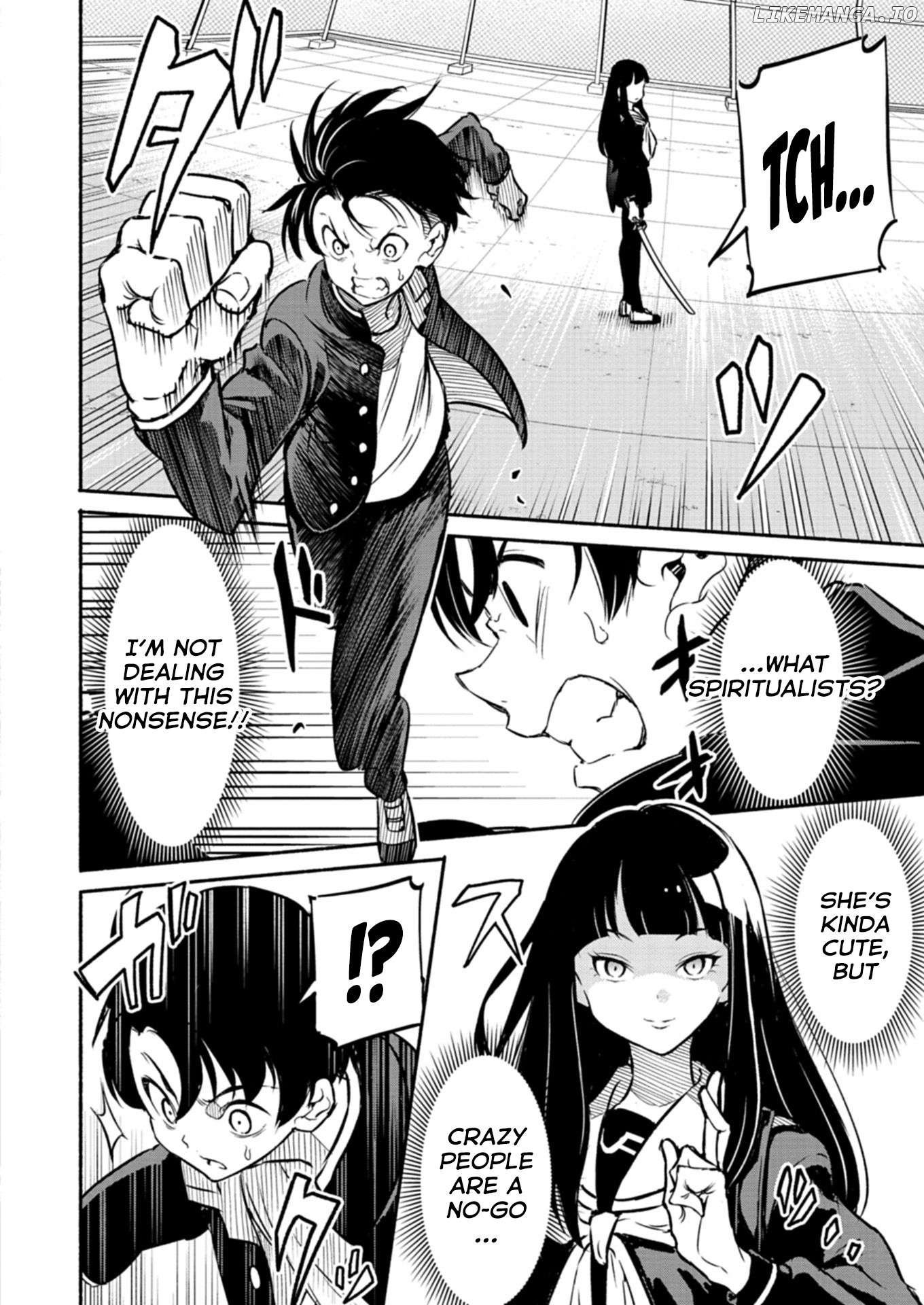 Isekai kara kikan shitara chikyuu mo kanari fantajiu deshita. Ato, makeheroin-domo kocchi minna. Chapter 1 - page 36