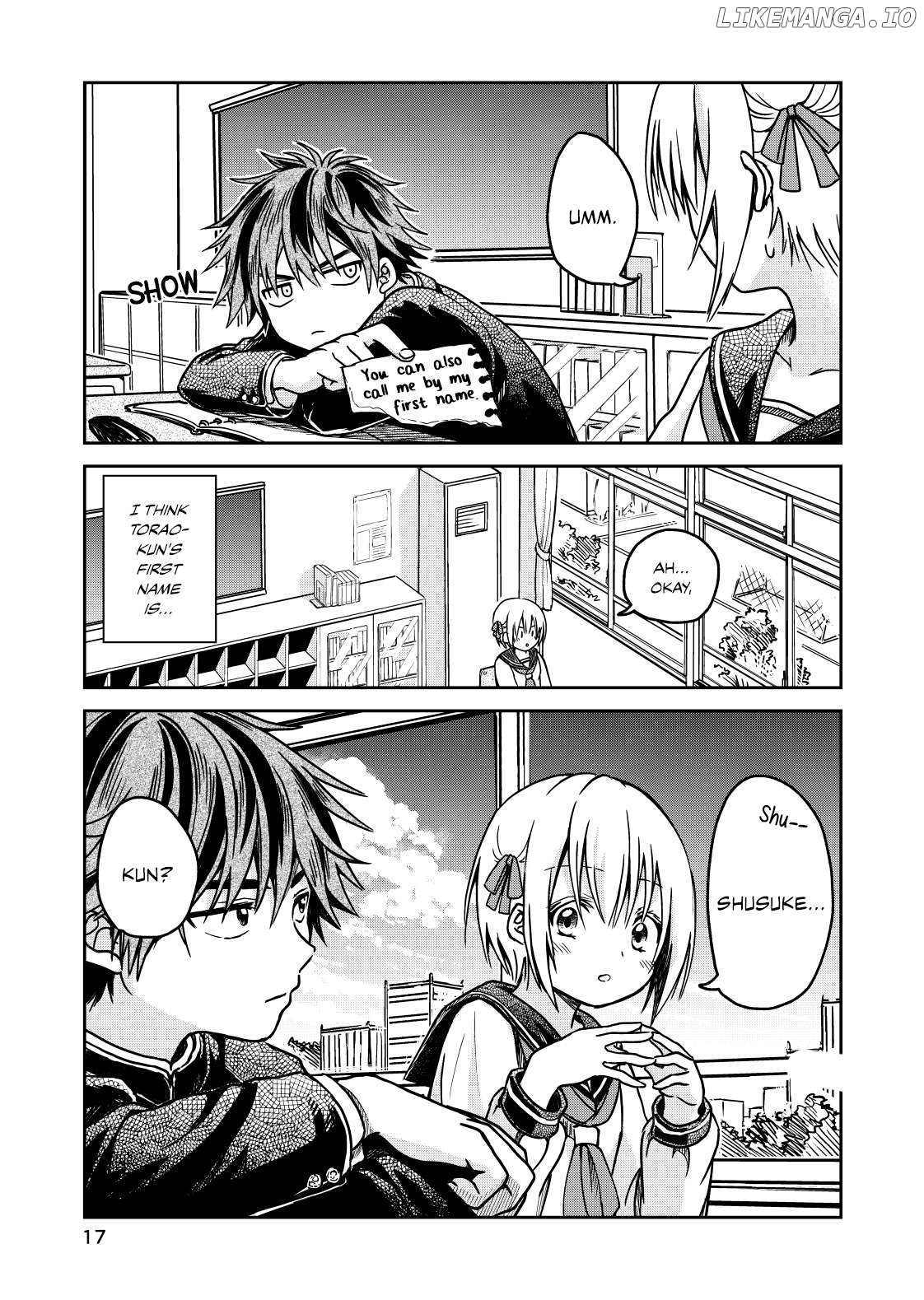 Torao-kun's Liked Person Chapter 1 - page 17