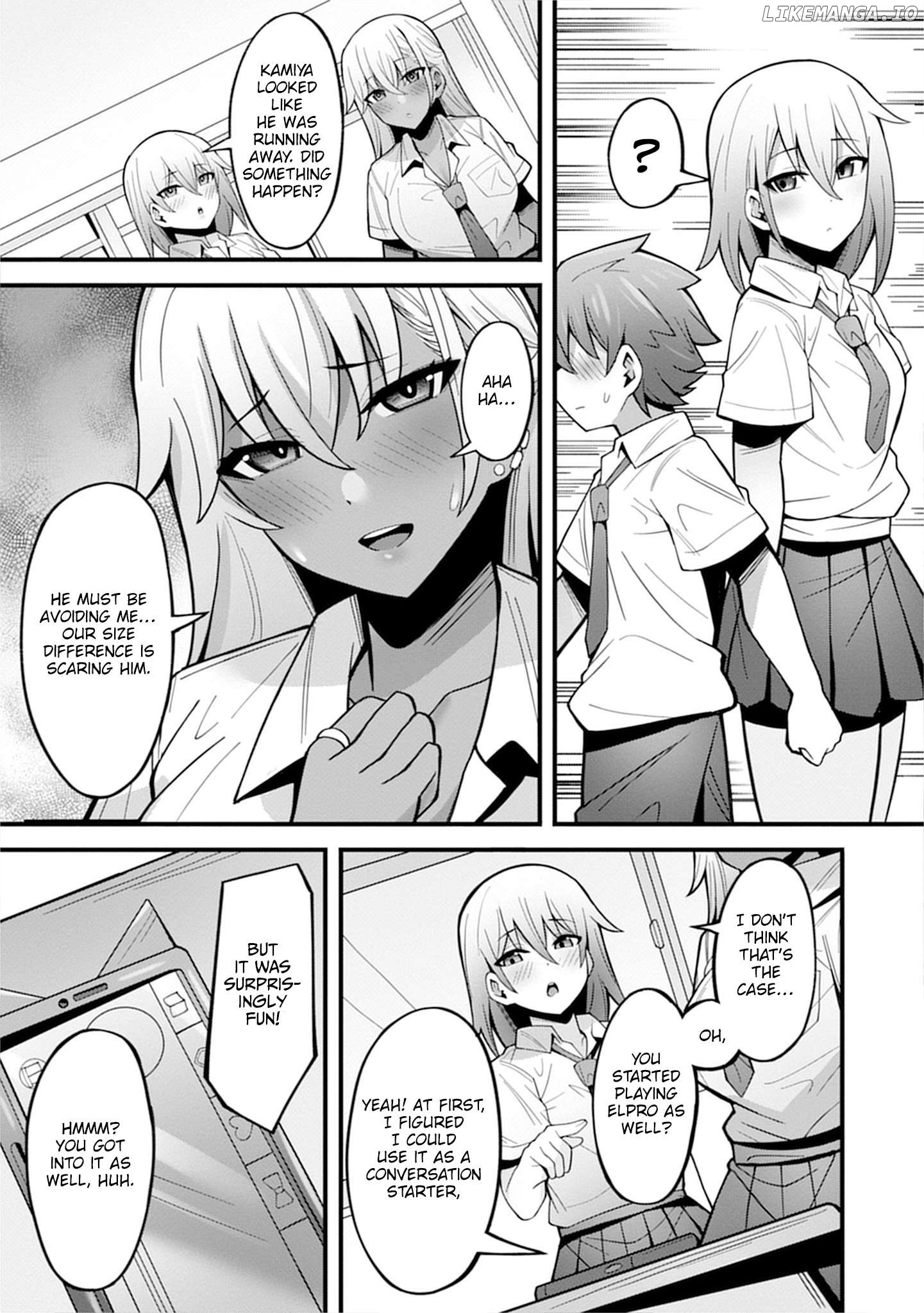 Uo Dekka – Kyonyuu Kyojiri Koushinchou Gyaru-chan wa Boku ni Koi Shiteru – Anthology Comic Chapter 2 - page 12