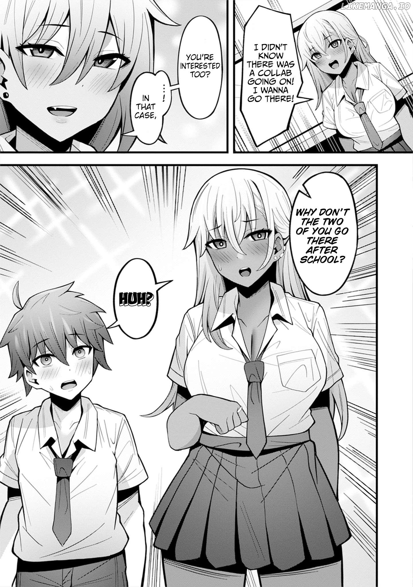 Uo Dekka – Kyonyuu Kyojiri Koushinchou Gyaru-chan wa Boku ni Koi Shiteru – Anthology Comic Chapter 2 - page 14