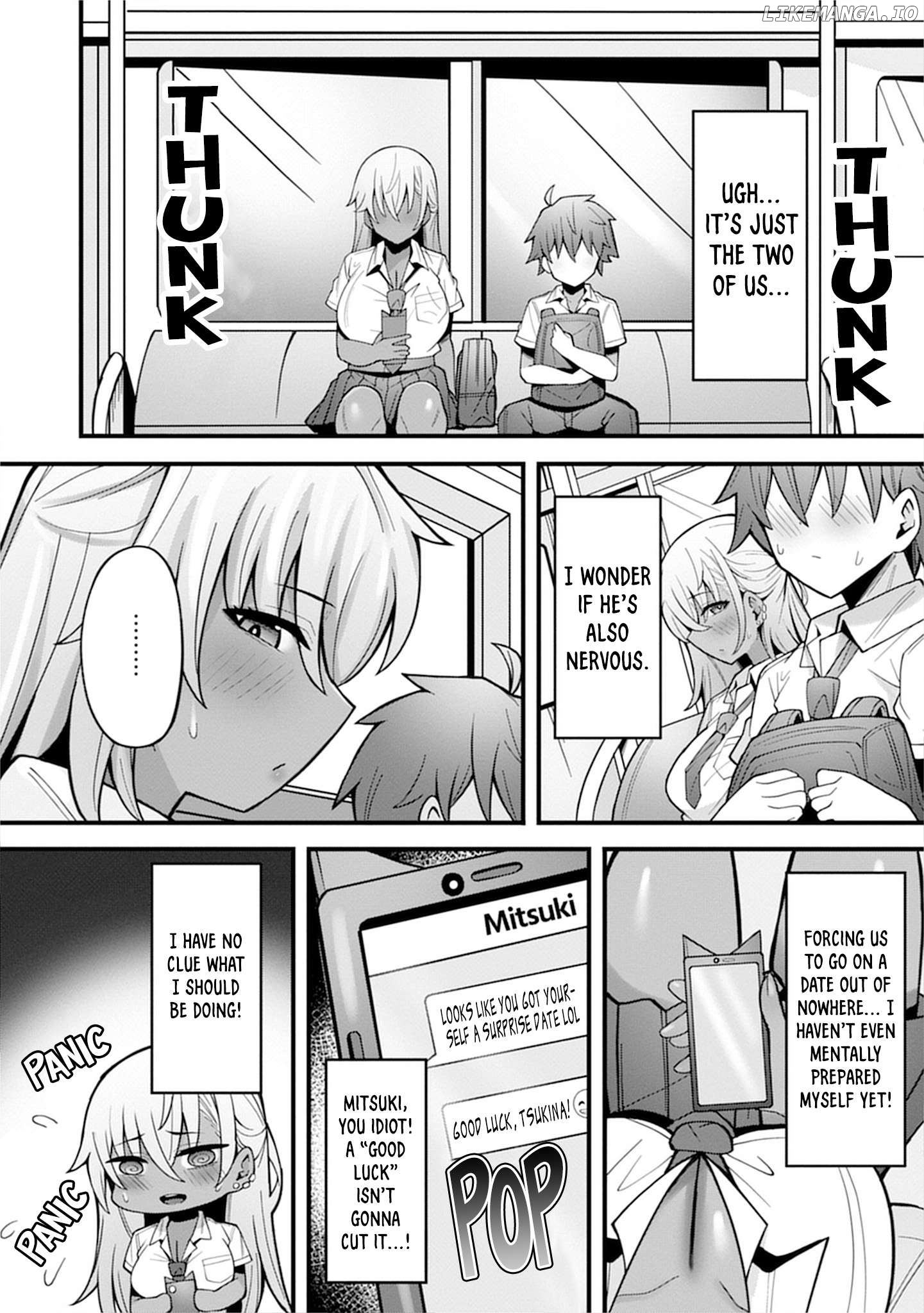 Uo Dekka – Kyonyuu Kyojiri Koushinchou Gyaru-chan wa Boku ni Koi Shiteru – Anthology Comic Chapter 2 - page 15