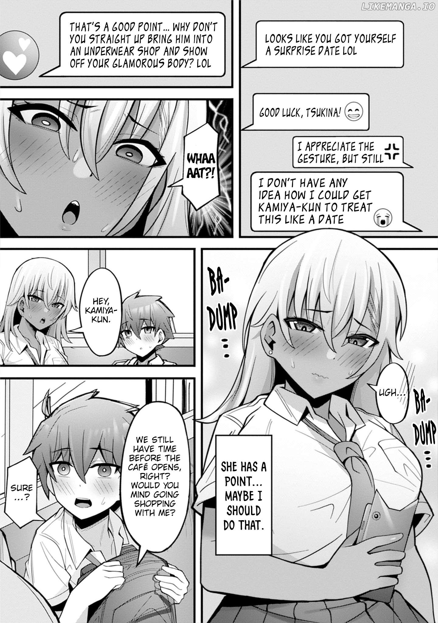 Uo Dekka – Kyonyuu Kyojiri Koushinchou Gyaru-chan wa Boku ni Koi Shiteru – Anthology Comic Chapter 2 - page 16