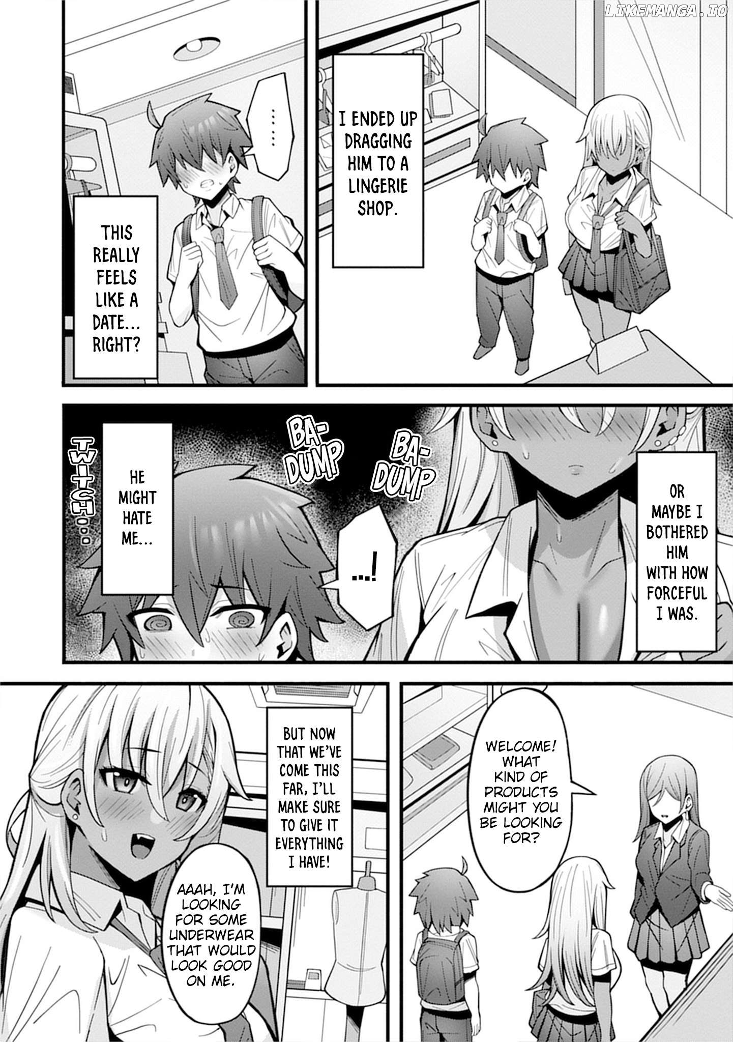 Uo Dekka – Kyonyuu Kyojiri Koushinchou Gyaru-chan wa Boku ni Koi Shiteru – Anthology Comic Chapter 2 - page 17