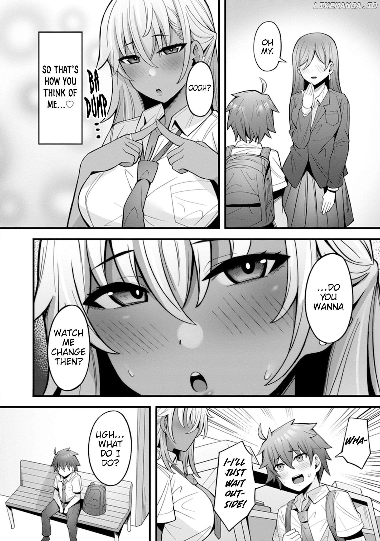 Uo Dekka – Kyonyuu Kyojiri Koushinchou Gyaru-chan wa Boku ni Koi Shiteru – Anthology Comic Chapter 2 - page 19