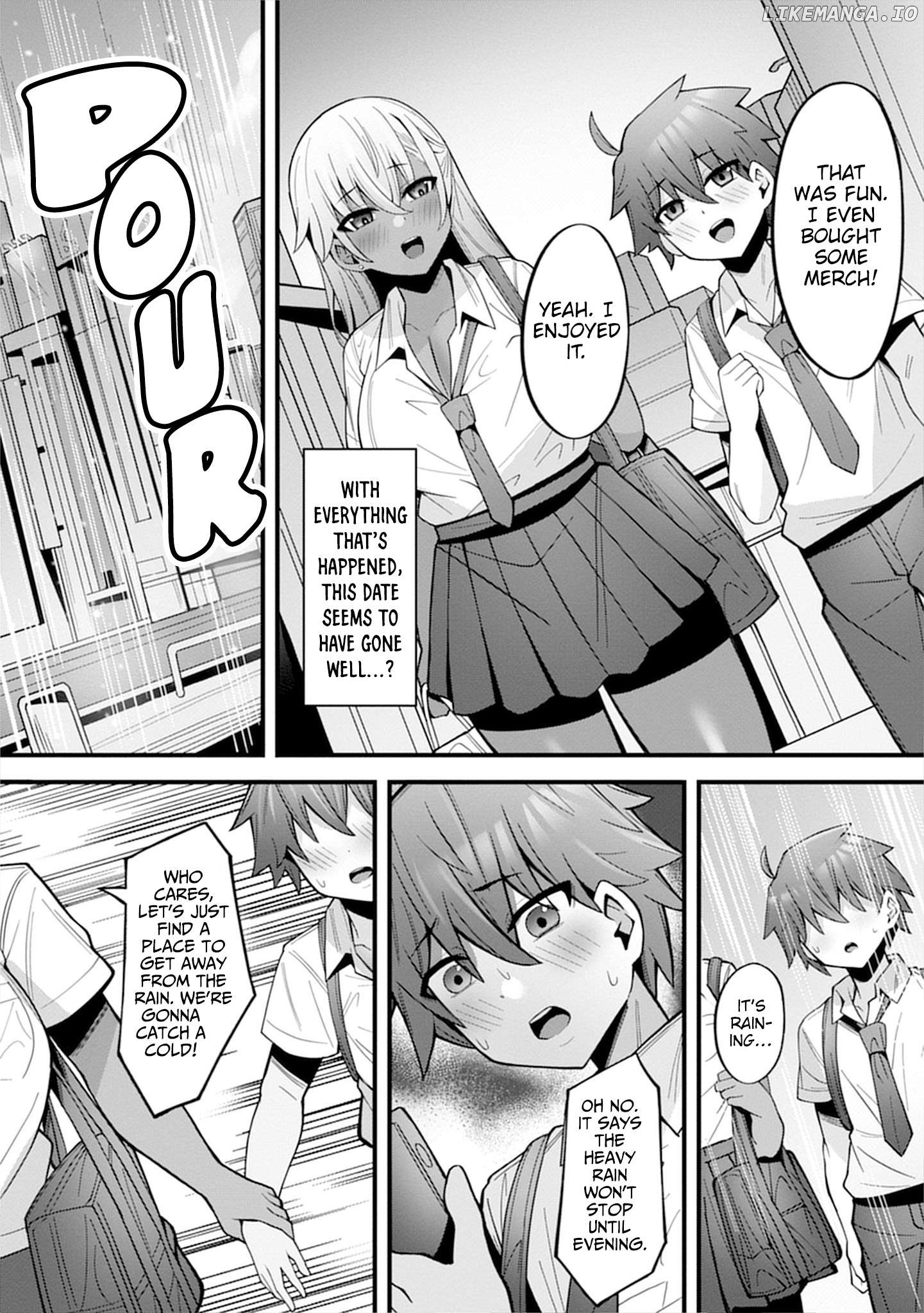 Uo Dekka – Kyonyuu Kyojiri Koushinchou Gyaru-chan wa Boku ni Koi Shiteru – Anthology Comic Chapter 2 - page 21