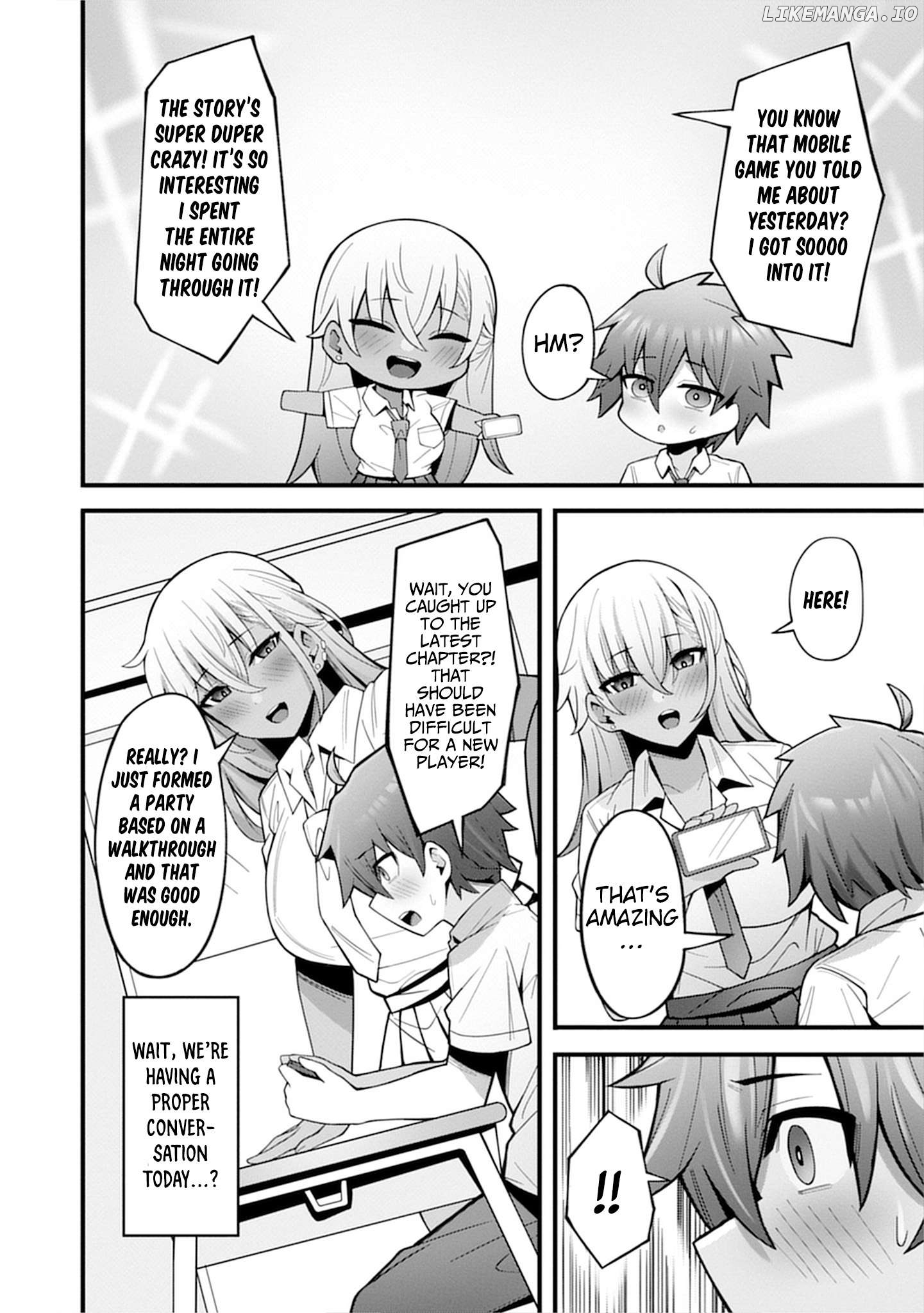 Uo Dekka – Kyonyuu Kyojiri Koushinchou Gyaru-chan wa Boku ni Koi Shiteru – Anthology Comic Chapter 2 - page 9
