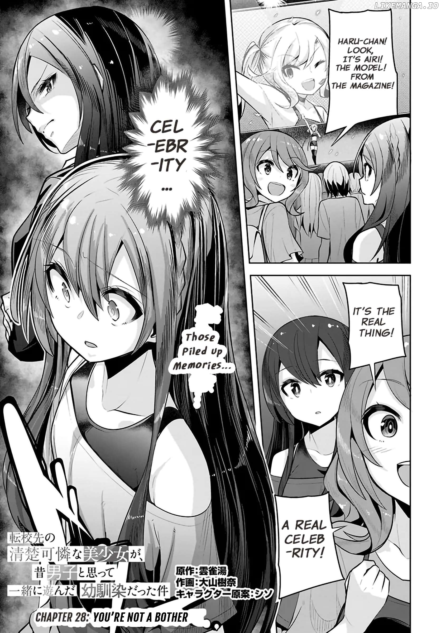 Tenkosaki: The Neat And Pretty Girl At My New School Is A Childhood Friend Of Mine Who I Thought Was A Boy Chapter 28 - page 1
