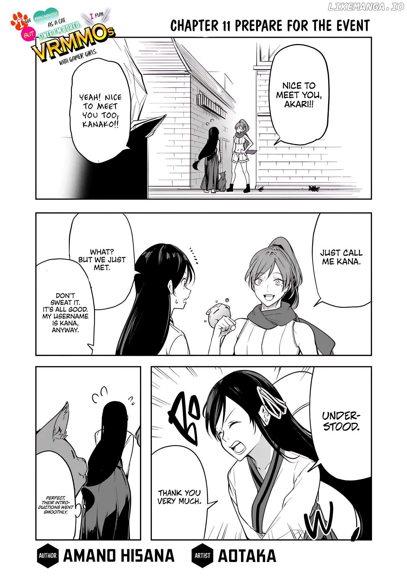Neko Ni Tenseishita Kedo Hima Nano De Gamer Joshi To Issho Ni Vrmmo Wo Suru Chapter 11 - page 2