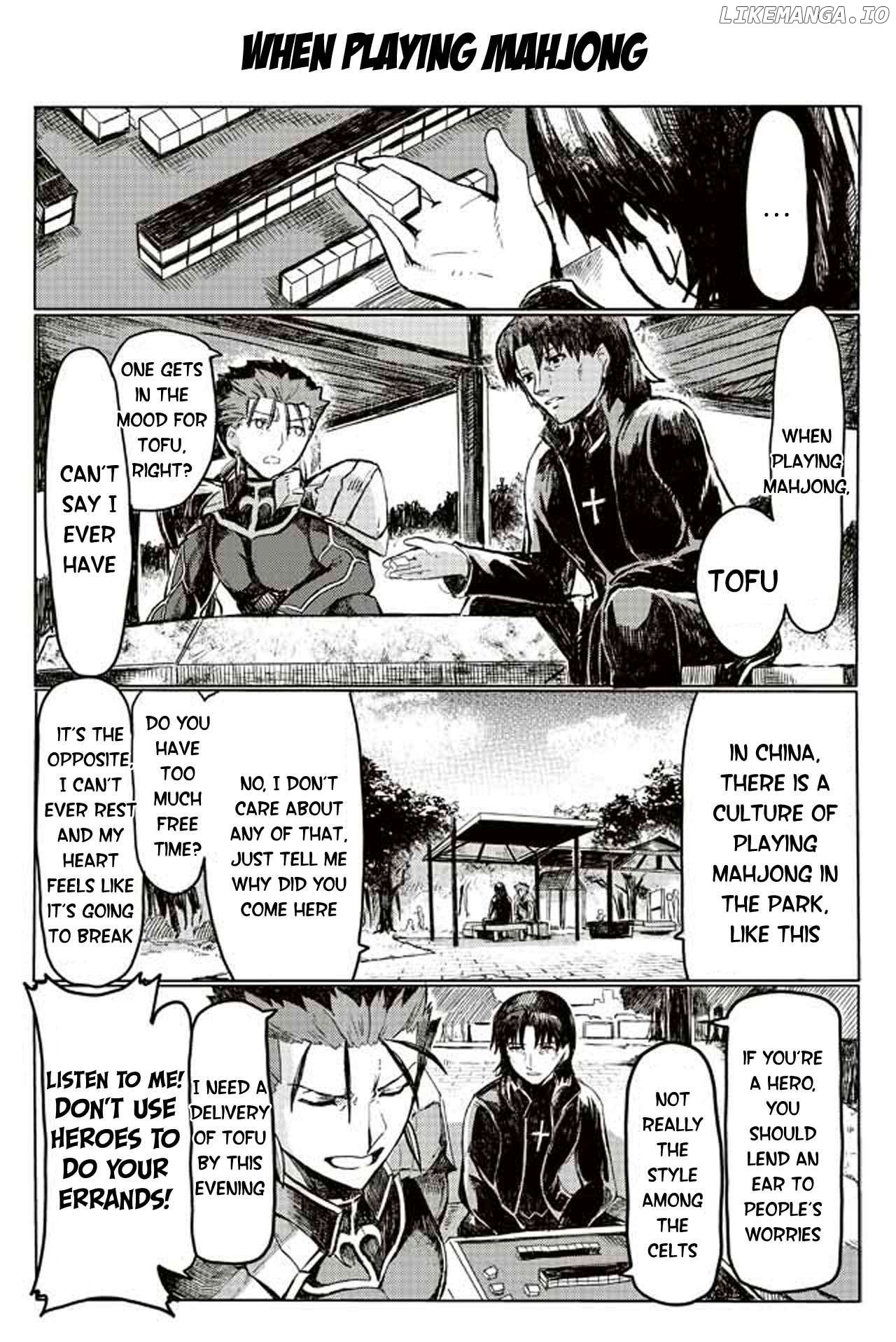 Fate/Mahjong Night - Seihai Sensou Chapter 141 - page 1