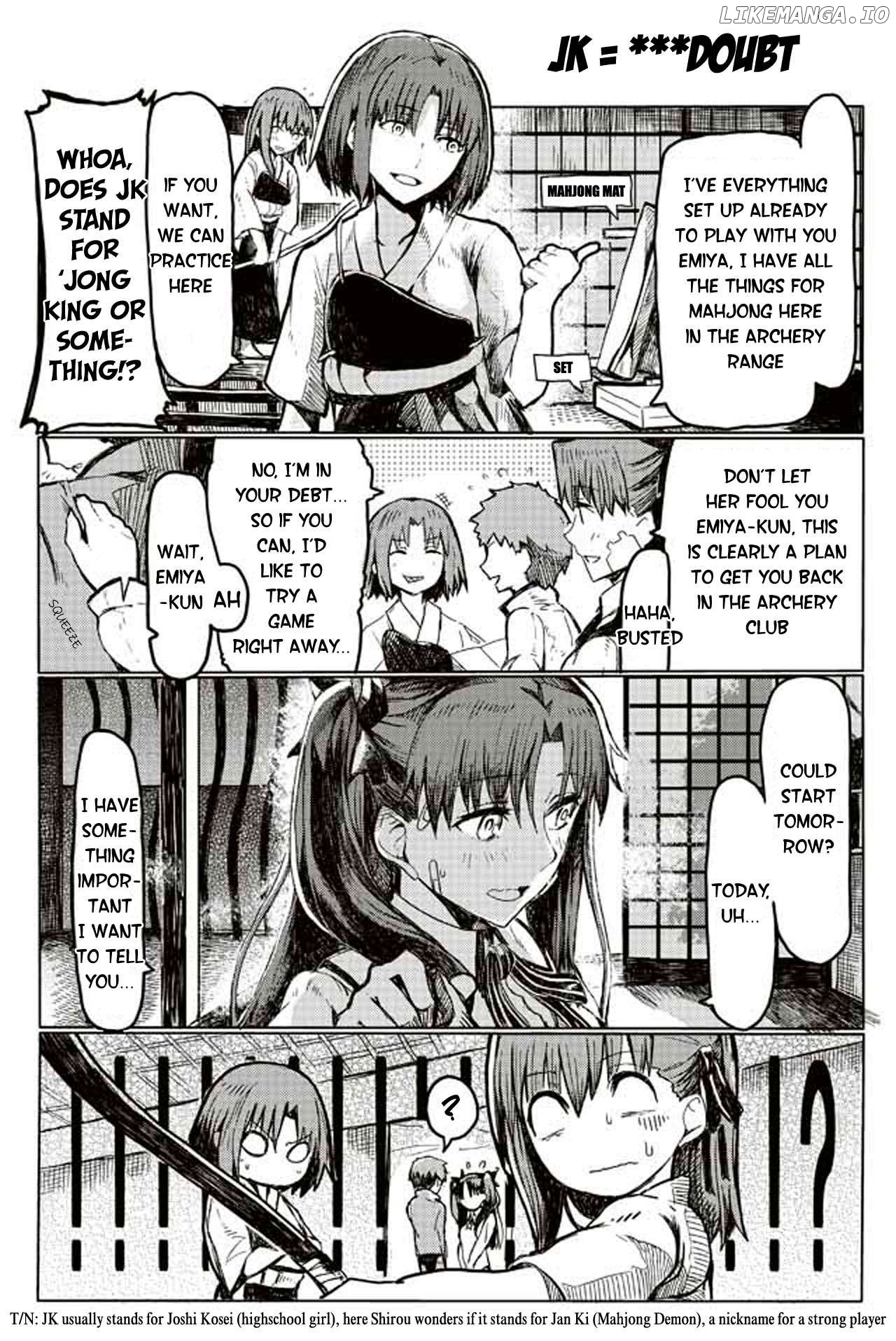 Fate/Mahjong Night - Seihai Sensou Chapter 142 - page 1