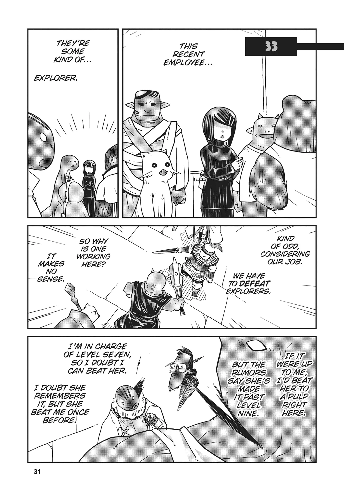 Dungeon no Naka Hito Chapter 33 - page 1