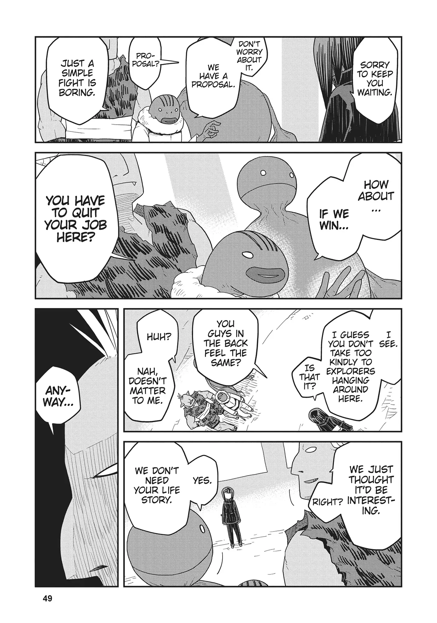 Dungeon no Naka Hito Chapter 33 - page 19