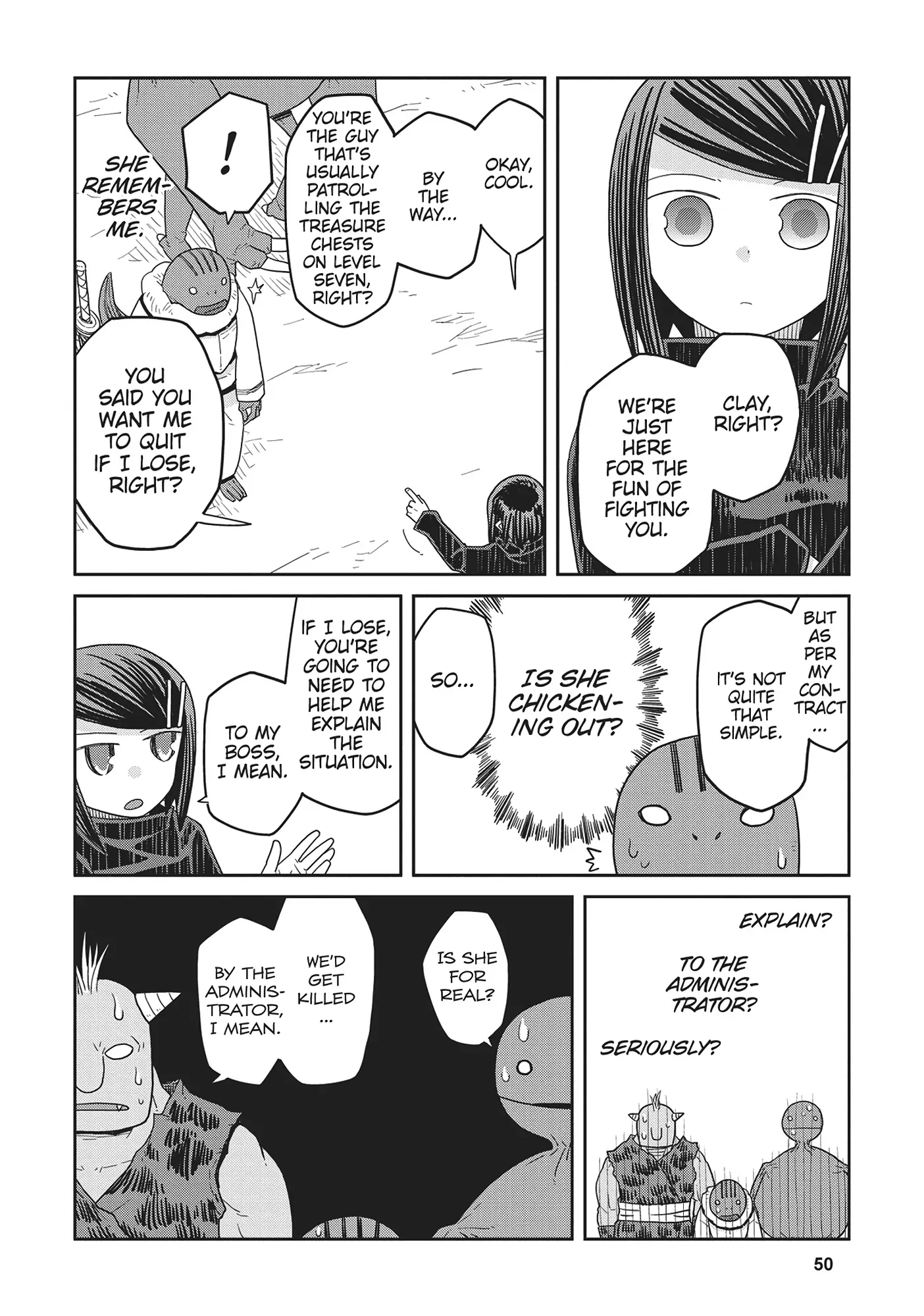 Dungeon no Naka Hito Chapter 33 - page 20