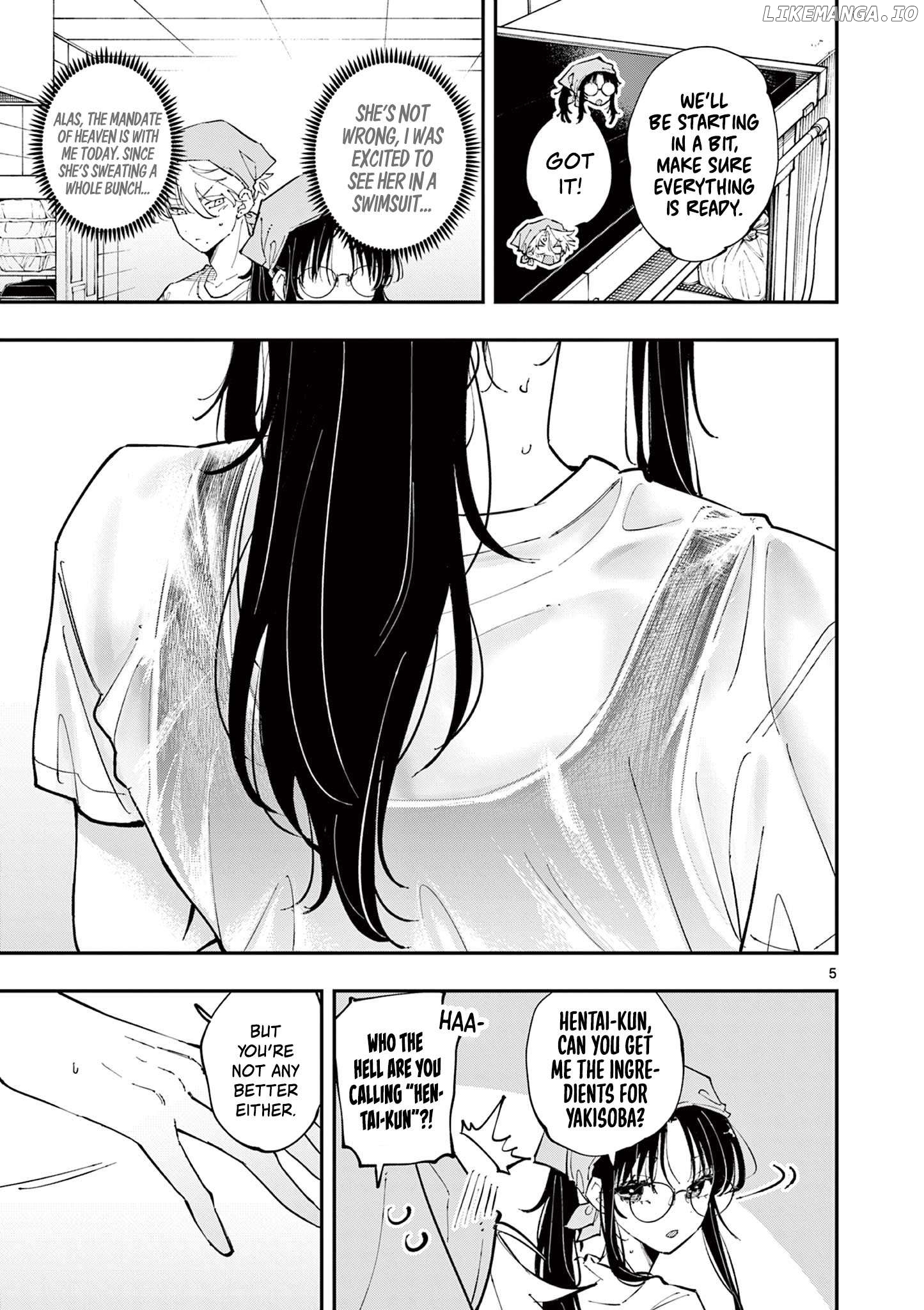 The Person Sitting Next to Me Looking at Me with Perverted Eyes Chapter 53 - page 5