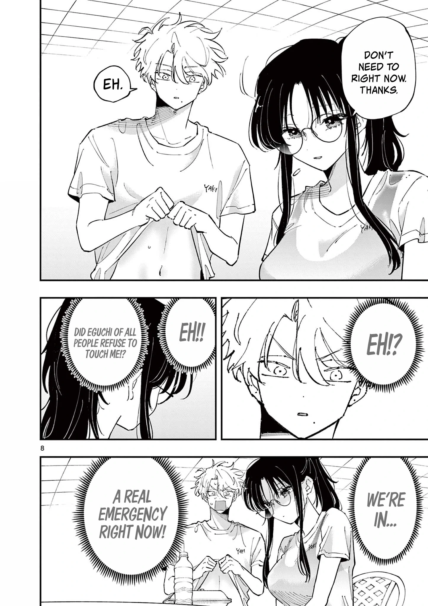 The Person Sitting Next to Me Looking at Me with Perverted Eyes Chapter 54 - page 8