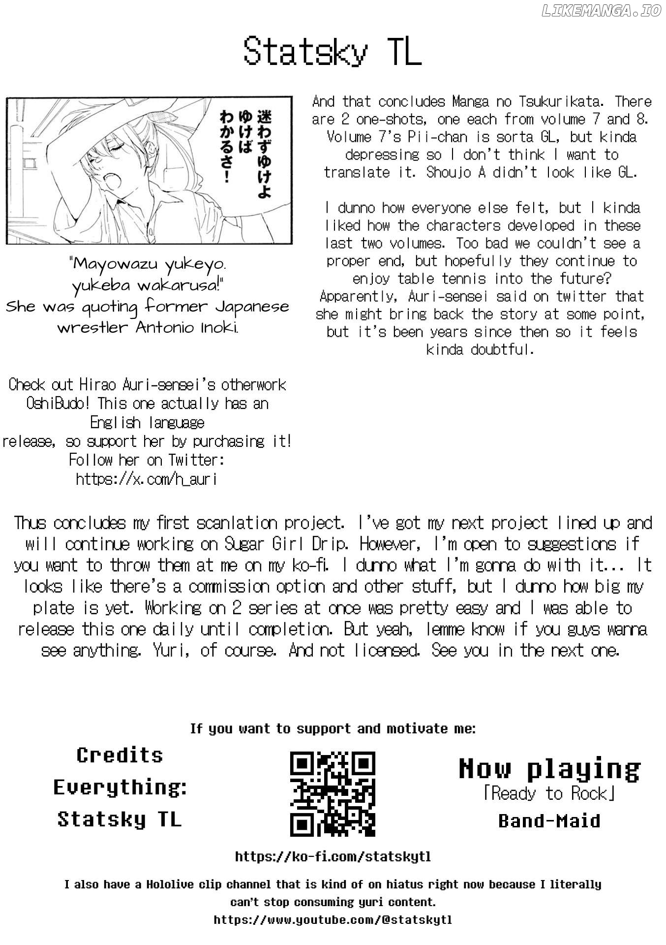 Manga no Tsukurikata Chapter 61 - page 20