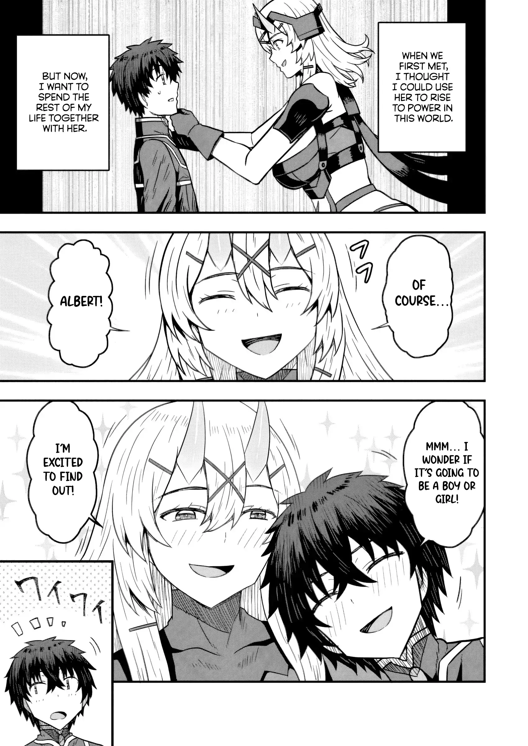 Isekai Saikyou no Yome desu ga, Yoru no Tatakai wa Ore no Hou ga Tsuyoi You desu ~Chiryaku o Ikashite Nariagaru Harem Senki~ Chapter 18 - page 21