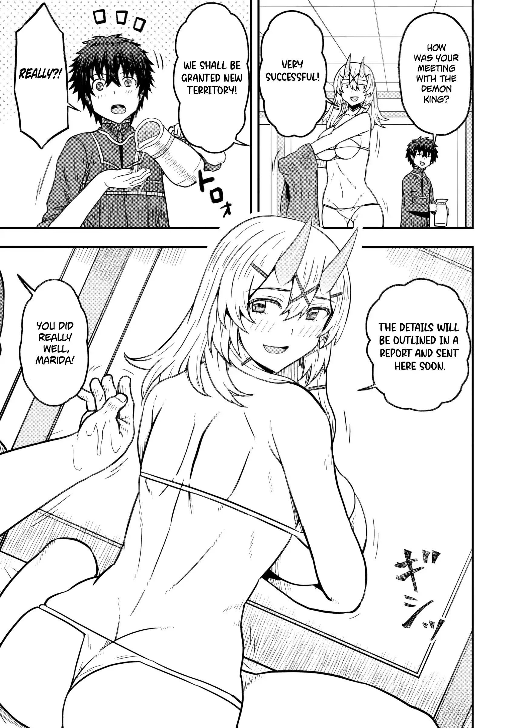 Isekai Saikyou no Yome desu ga, Yoru no Tatakai wa Ore no Hou ga Tsuyoi You desu ~Chiryaku o Ikashite Nariagaru Harem Senki~ Chapter 18 - page 25