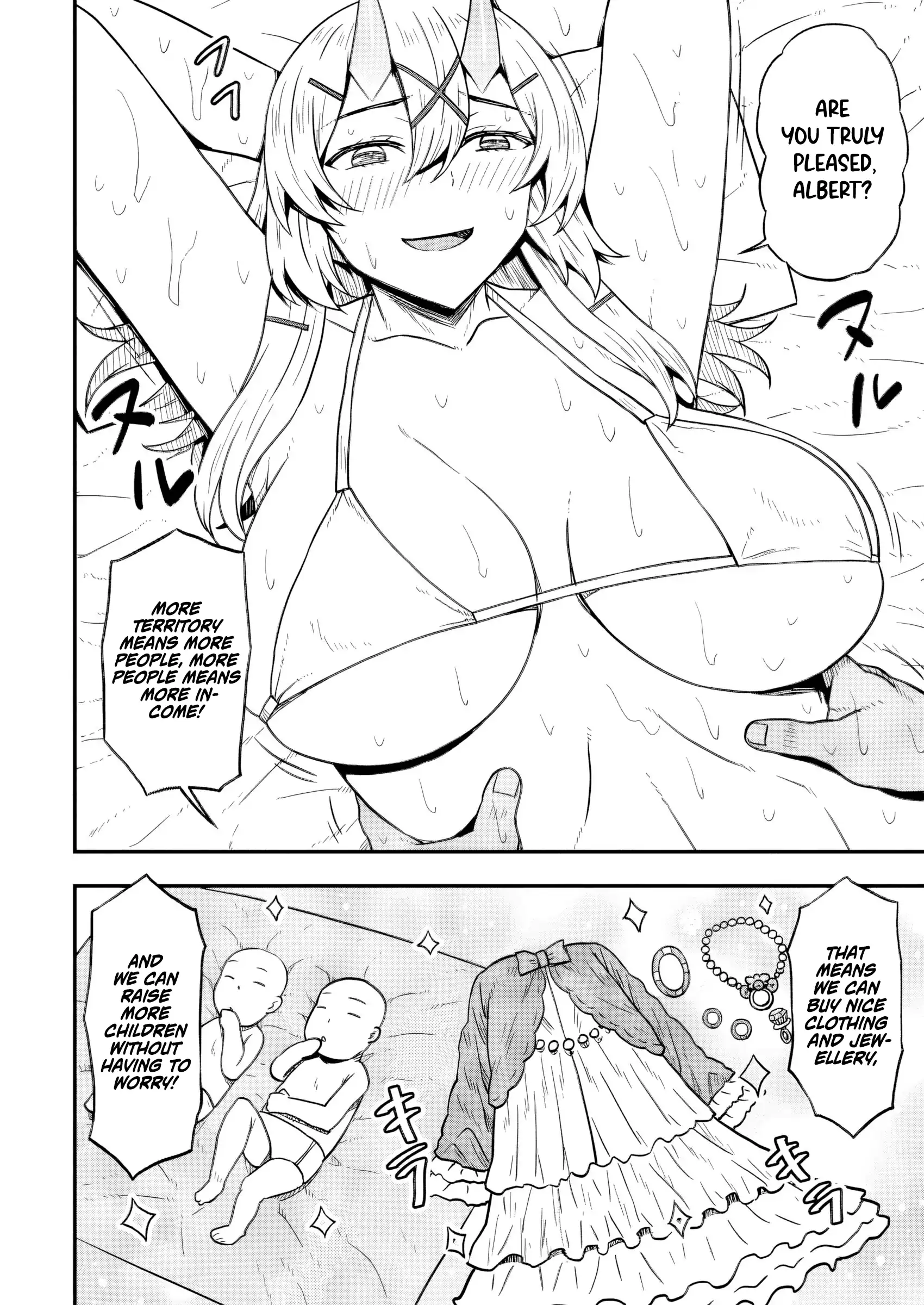 Isekai Saikyou no Yome desu ga, Yoru no Tatakai wa Ore no Hou ga Tsuyoi You desu ~Chiryaku o Ikashite Nariagaru Harem Senki~ Chapter 18 - page 26