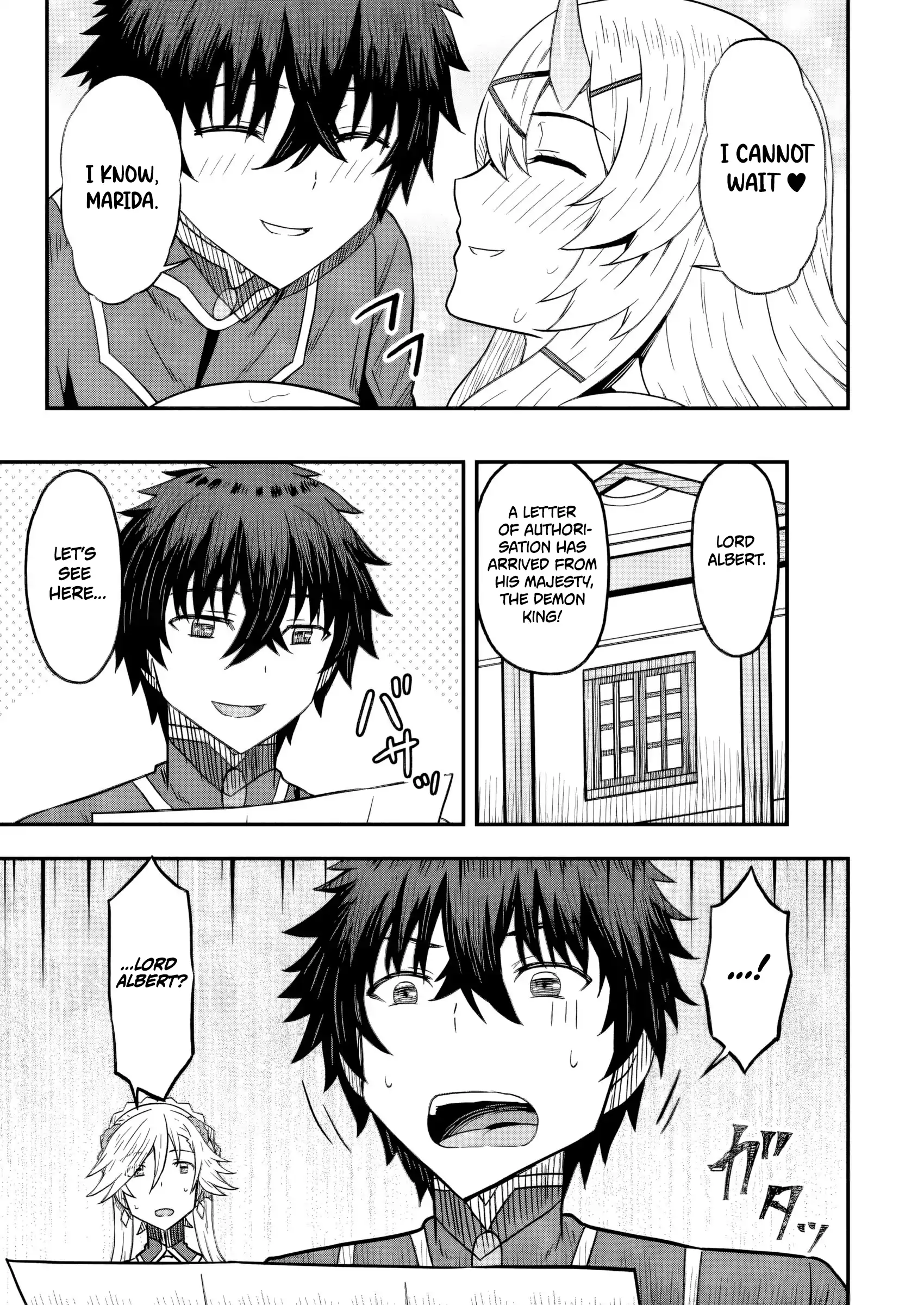 Isekai Saikyou no Yome desu ga, Yoru no Tatakai wa Ore no Hou ga Tsuyoi You desu ~Chiryaku o Ikashite Nariagaru Harem Senki~ Chapter 18 - page 27