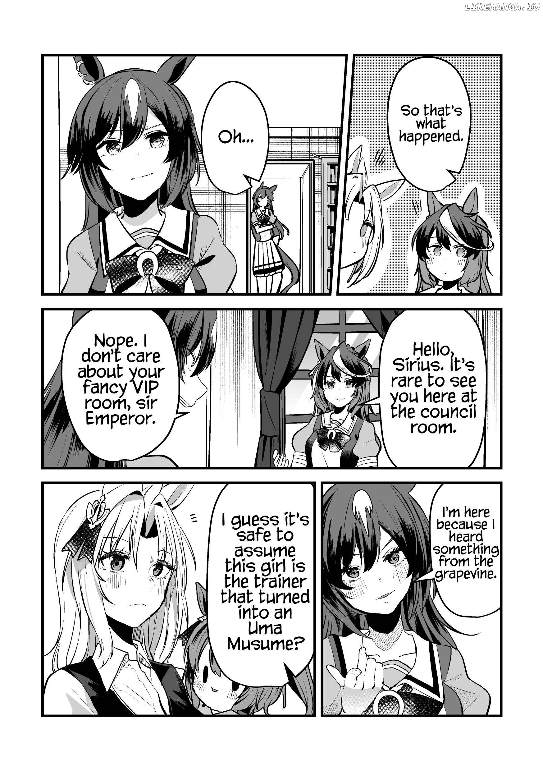 Uma Musume - The Story of a Trainer Who Has Ended Up Becoming an Uma Musume in a What-If Scenario (Doujinshi) Chapter 2 - page 11