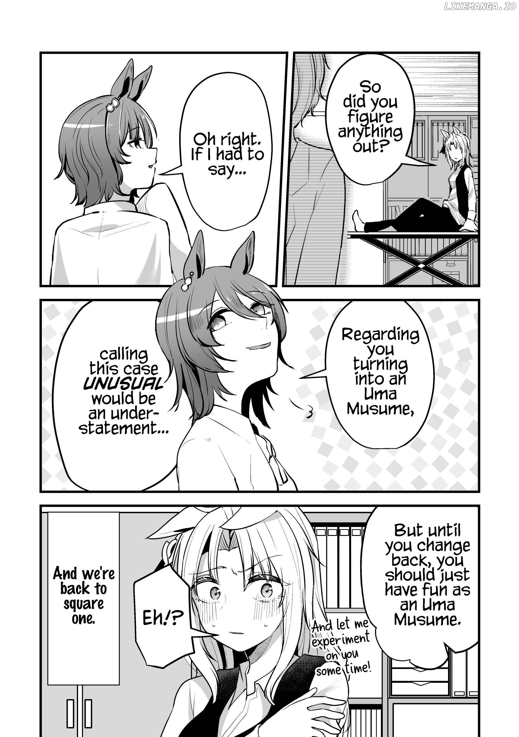 Uma Musume - The Story of a Trainer Who Has Ended Up Becoming an Uma Musume in a What-If Scenario (Doujinshi) Chapter 2 - page 20