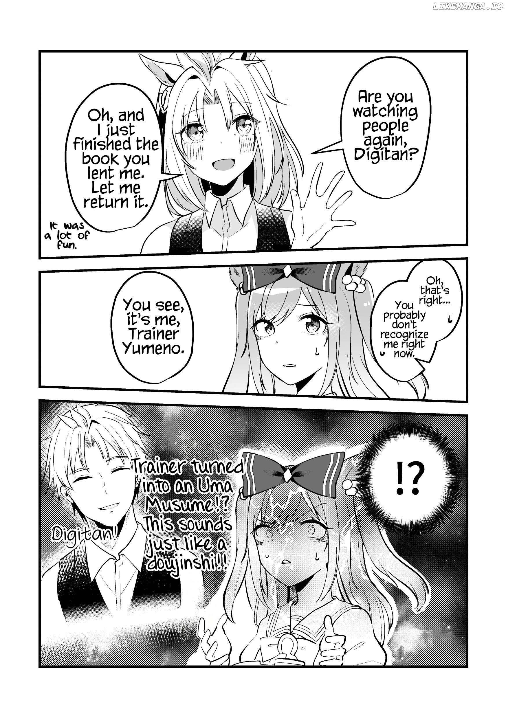 Uma Musume - The Story of a Trainer Who Has Ended Up Becoming an Uma Musume in a What-If Scenario (Doujinshi) Chapter 2 - page 39