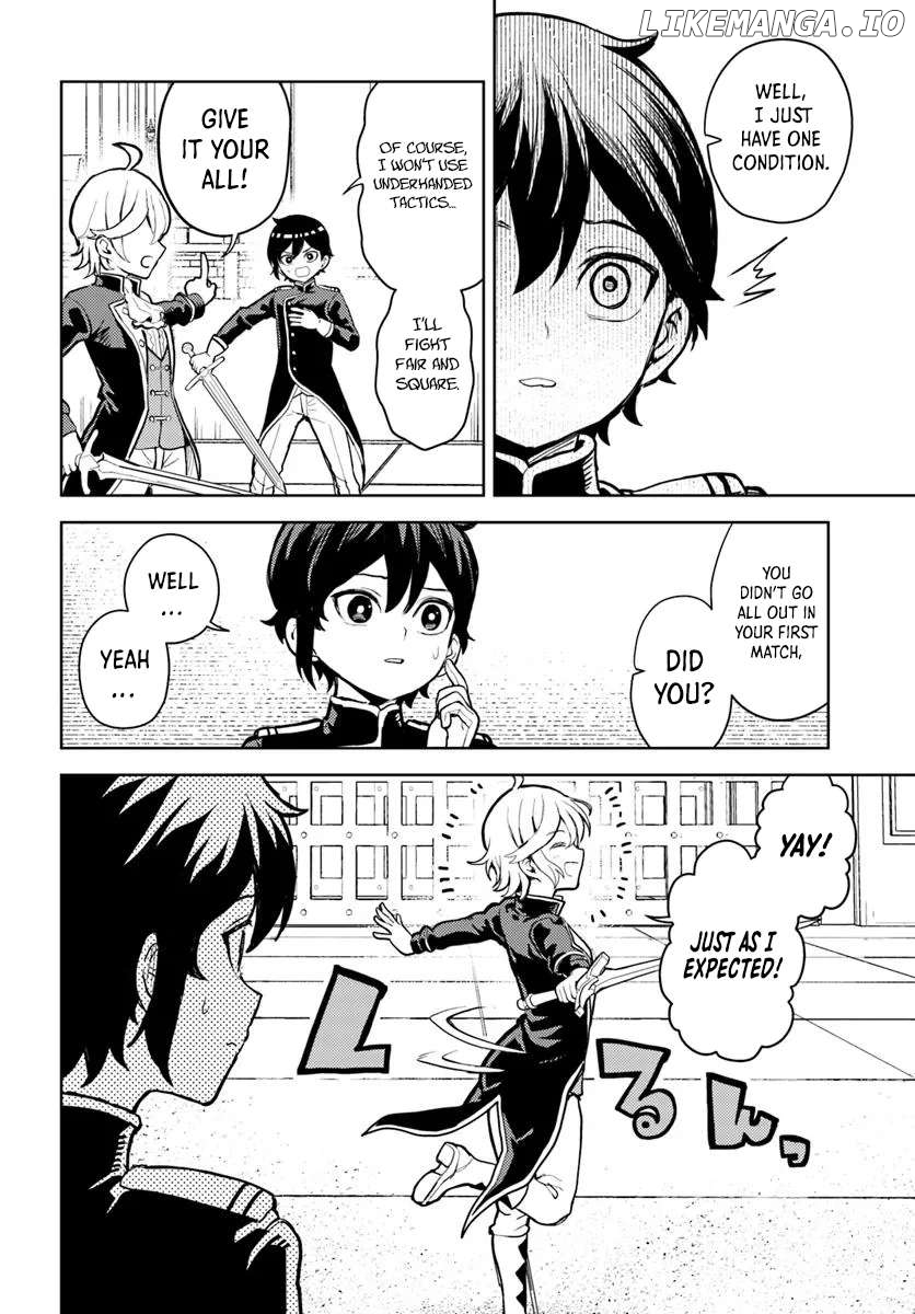 I was reincarnated as the villain with evil eyes, so I aim to be a mob character Chapter 6.2 - page 9