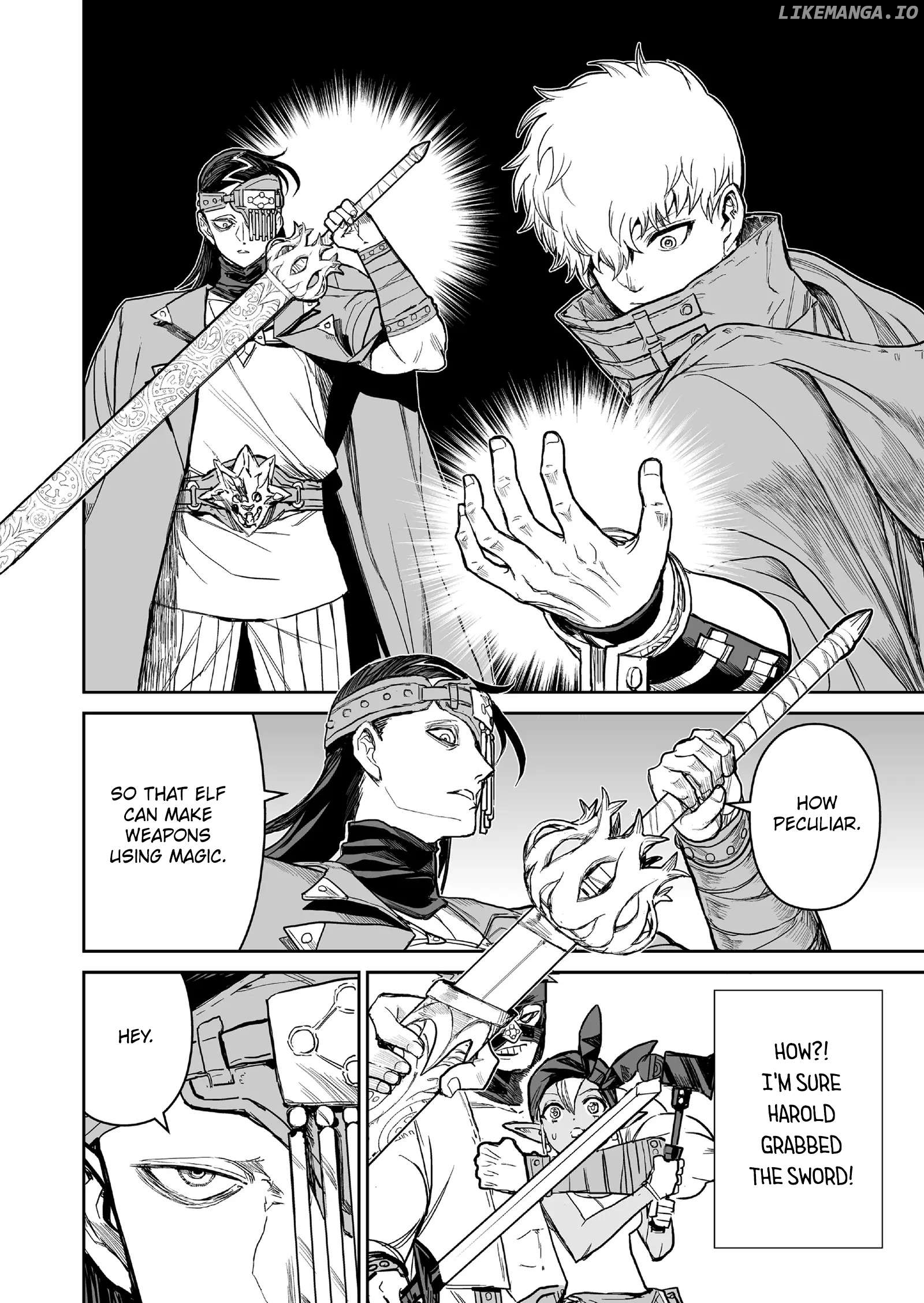 Abandoned: The Hero Who's So Strong He Breaks Every Weapon and The Elf Blacksmith Chapter 7 - page 10