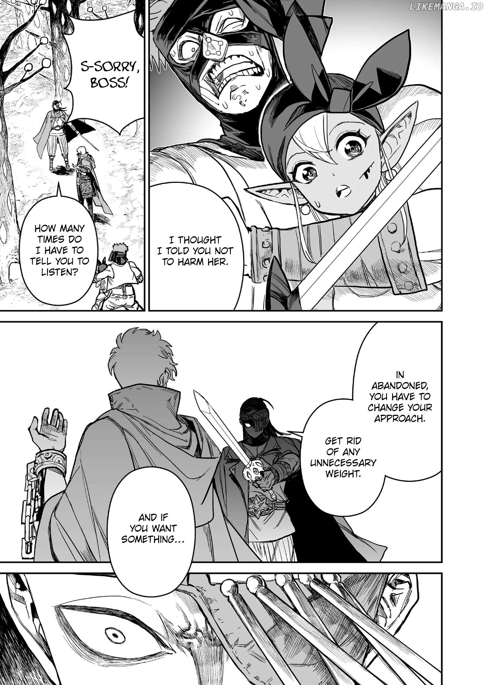 Abandoned: The Hero Who's So Strong He Breaks Every Weapon and The Elf Blacksmith Chapter 7 - page 11