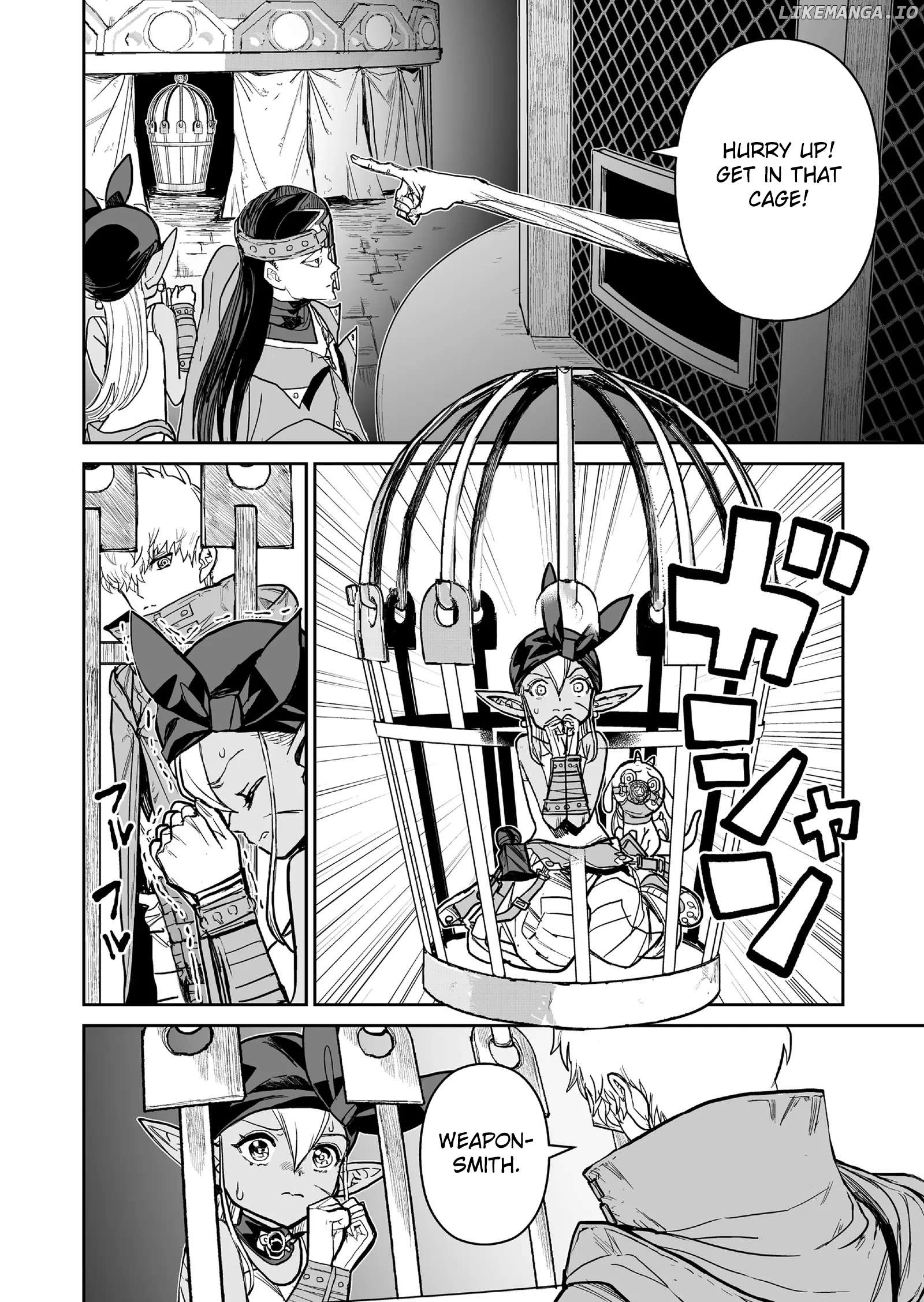 Abandoned: The Hero Who's So Strong He Breaks Every Weapon and The Elf Blacksmith Chapter 8 - page 12