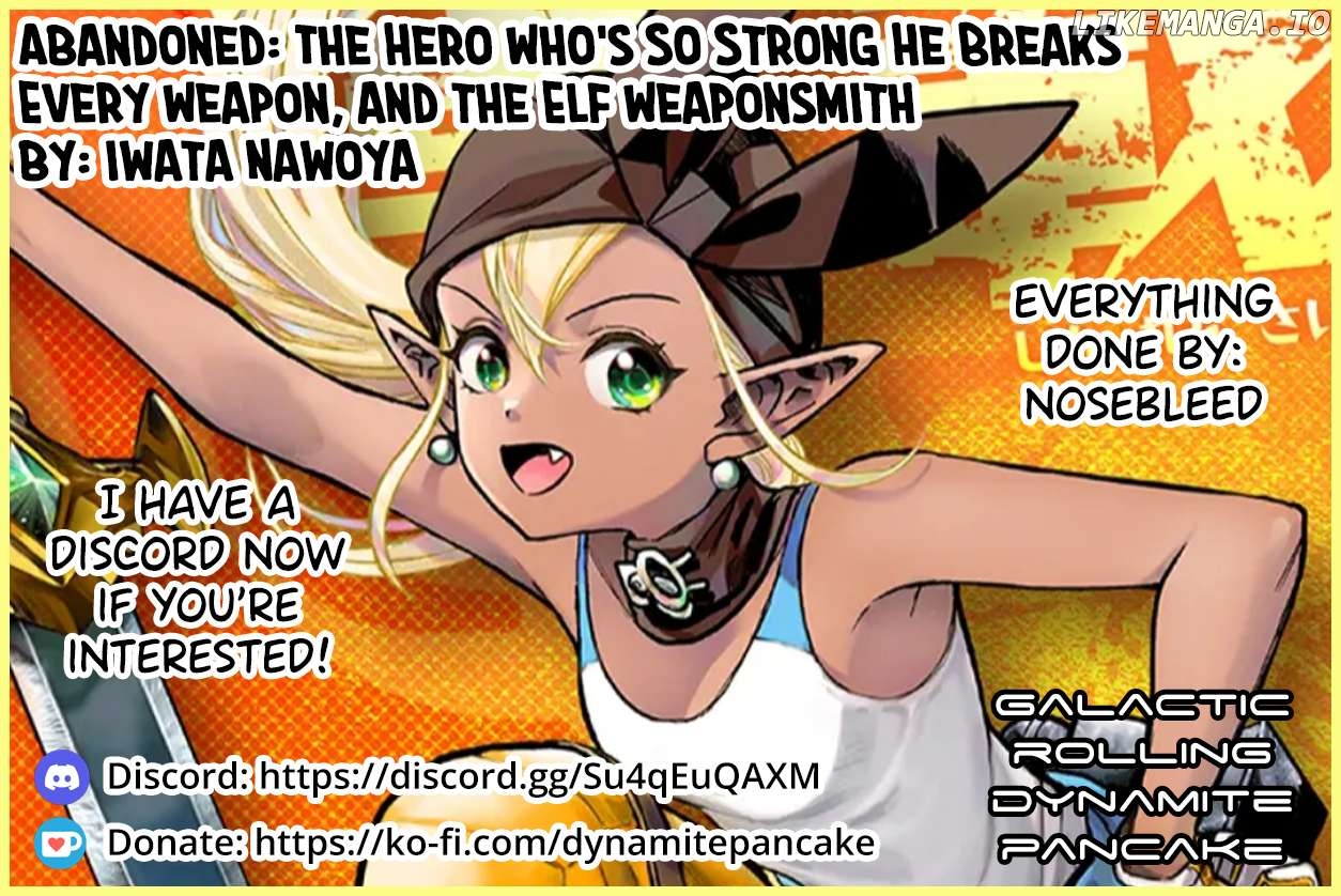 Abandoned: The Hero Who's So Strong He Breaks Every Weapon and The Elf Blacksmith Chapter 9 - page 19