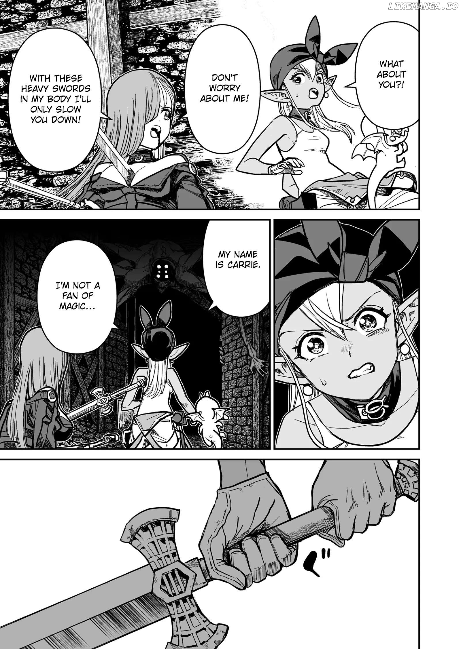 Abandoned: The Hero Who's So Strong He Breaks Every Weapon and The Elf Blacksmith Chapter 9 - page 7