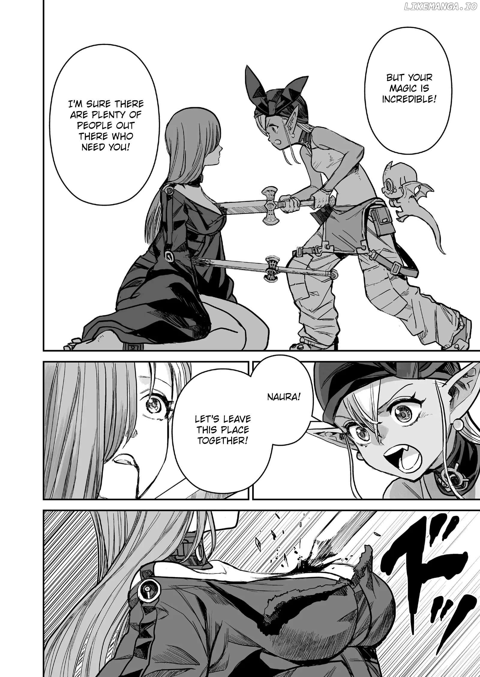 Abandoned: The Hero Who's So Strong He Breaks Every Weapon and The Elf Blacksmith Chapter 9 - page 8