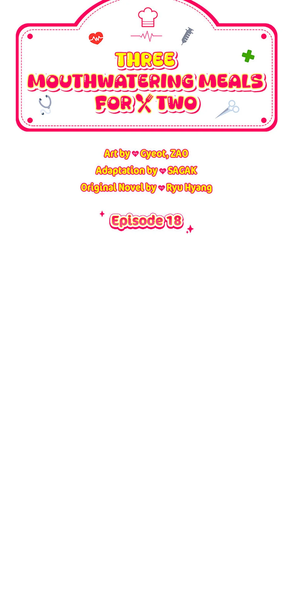Three Delicious Meals: Just the Two of Us Chapter 18 - page 19