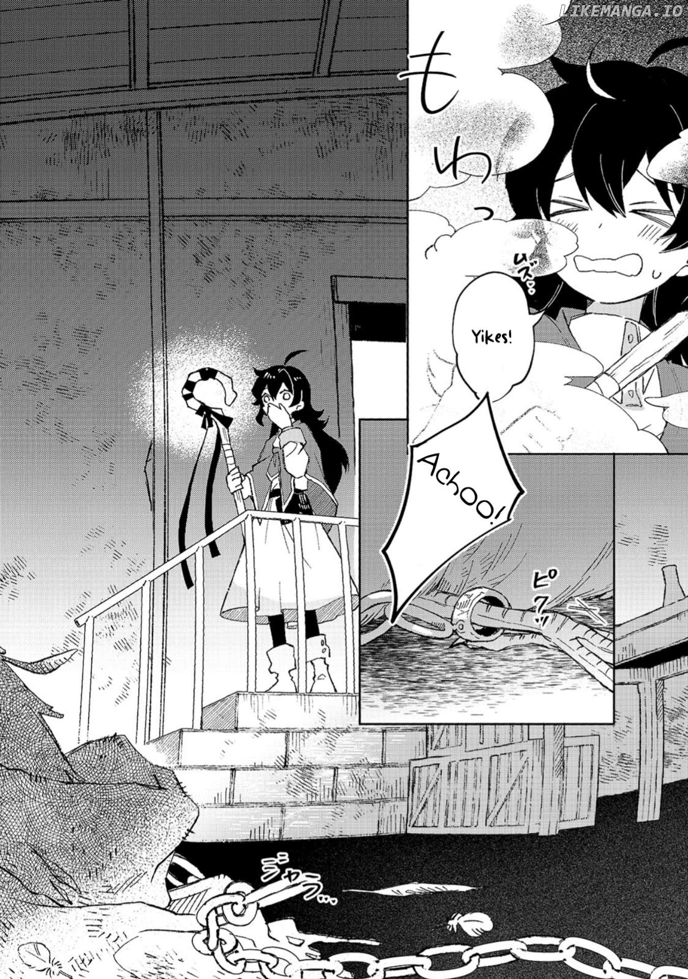 Akatsuki No Majo Reishi Wa Jiyu Ni Ikitai Mao Tobatsu o Oeta Node, Nonbiri O Mise O Hirakimasu Chapter 7 - page 12