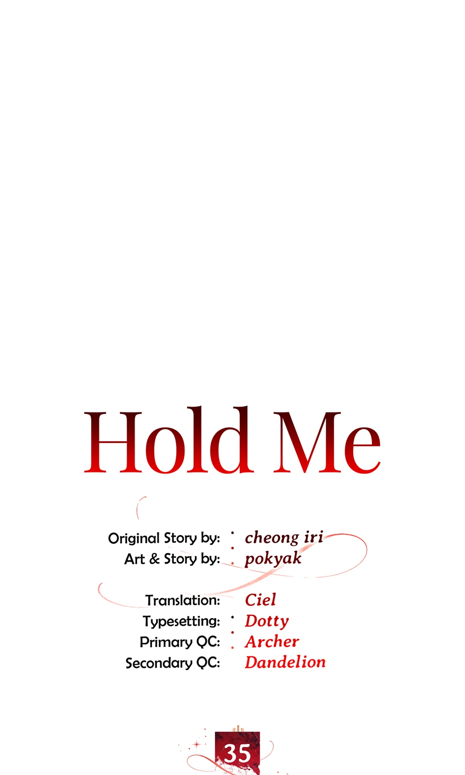 Hold Me [Official] Chapter 35 - page 1