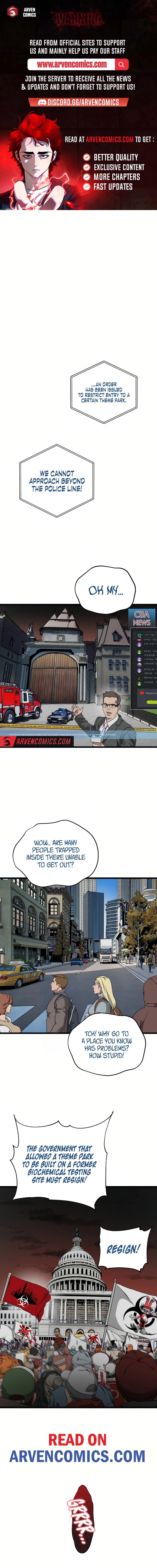 Welcome to Undead Park Chapter 11 - page 1