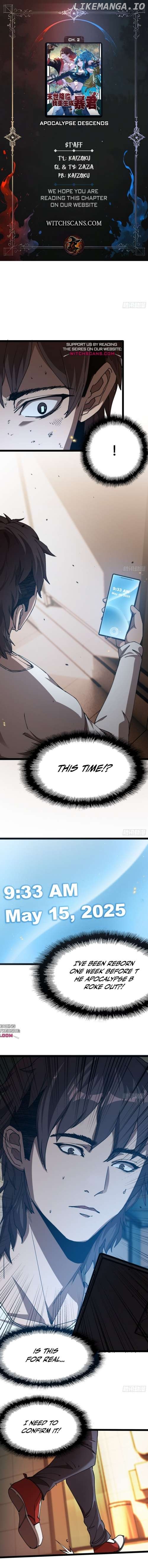 Apocalypse Descends, I Reincarnated As A Tyrant Chapter 2 - page 1