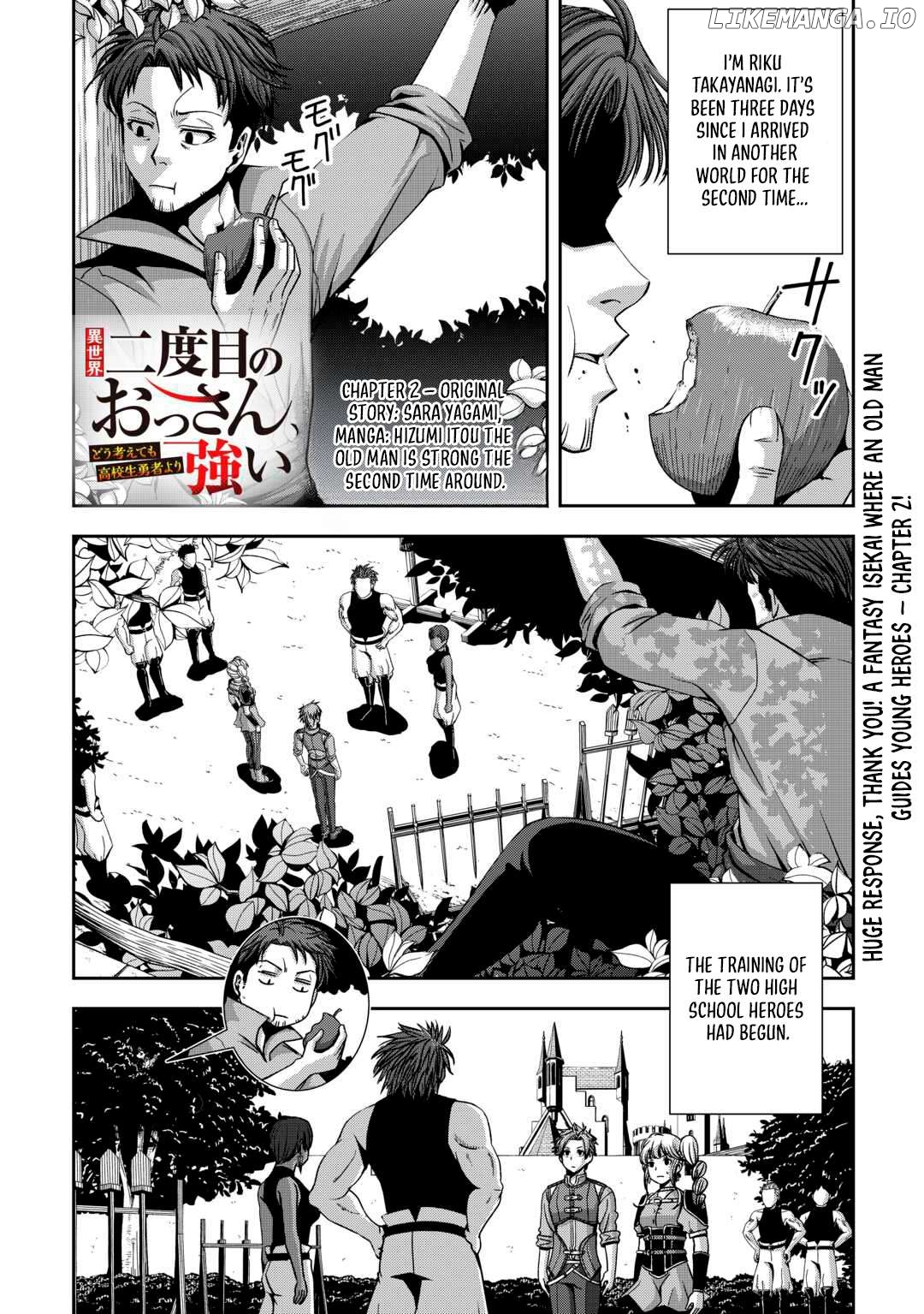 Isekai Nidome no Ossan, Dou Kangaete mo Koukousei Yuusha Yori Tsuyoi Chapter 2 - page 1