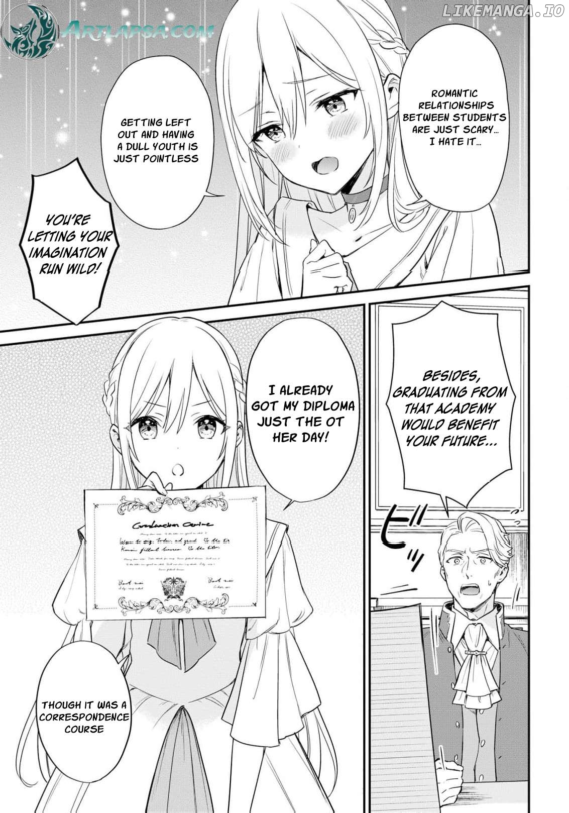 Akuyaku Reijou wa Iya na no de, Imushitsu Joshu ni narimashita Chapter 1 - page 22